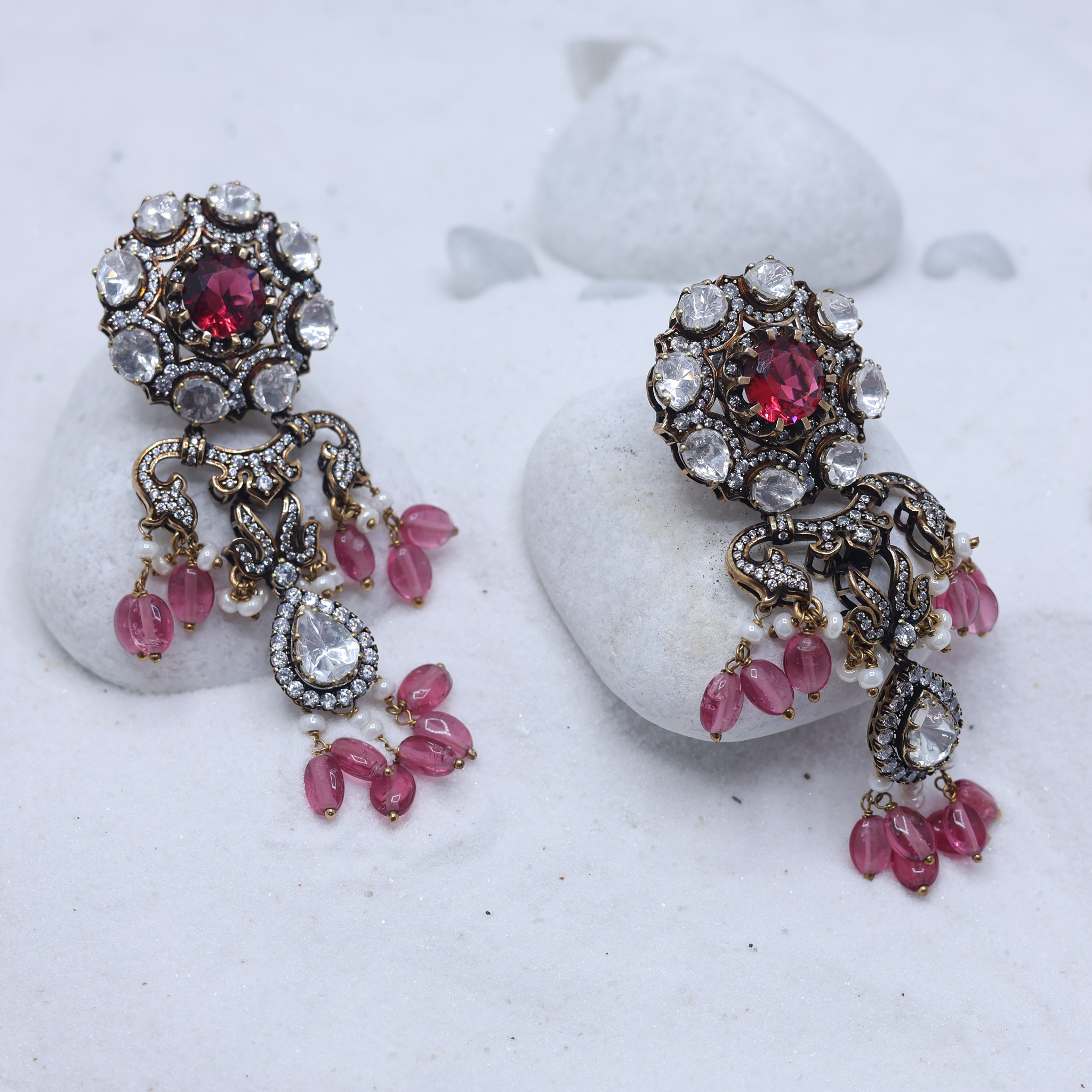 Princess Charumati Regal Antique Dangler