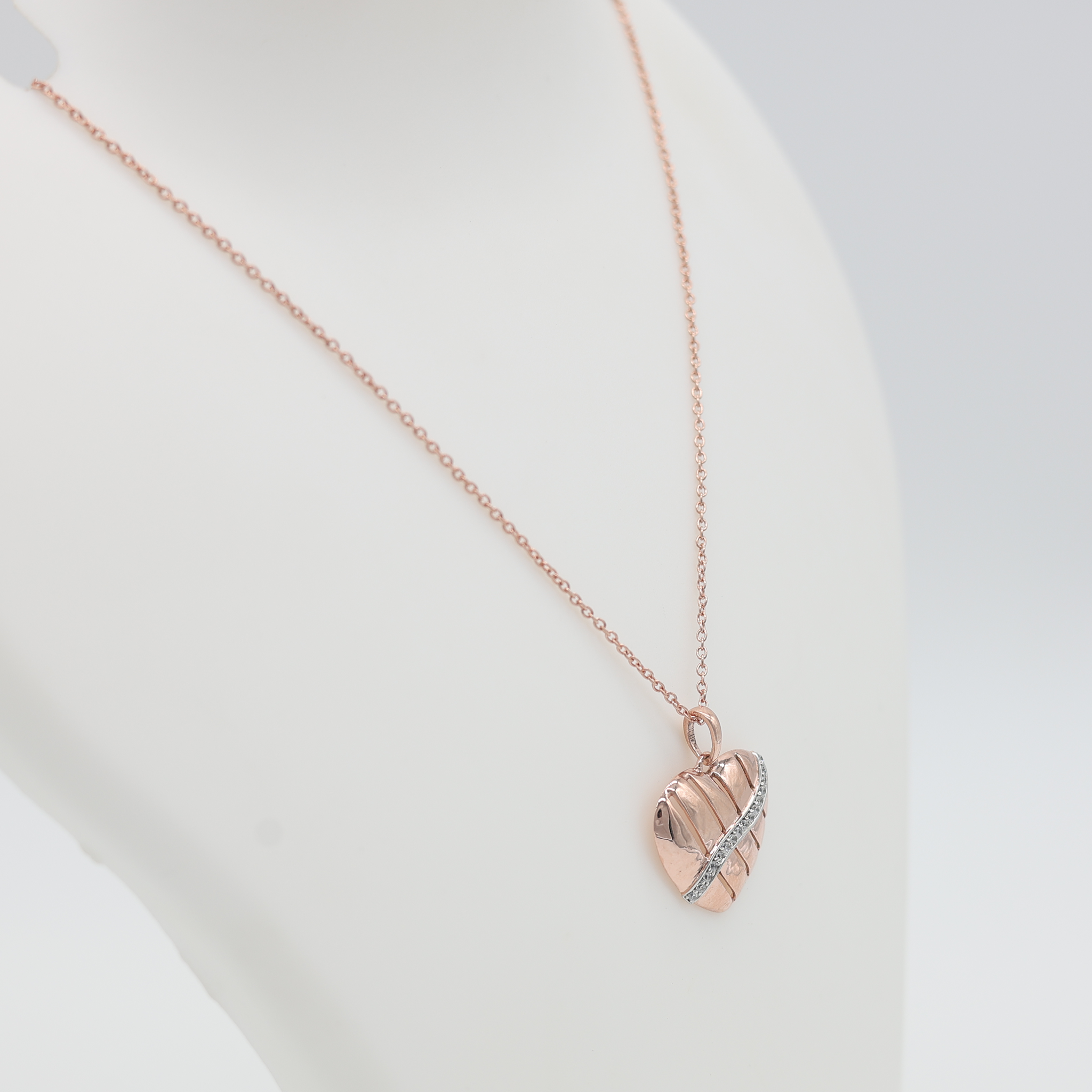 Rose Gold Plated Heart Pendant