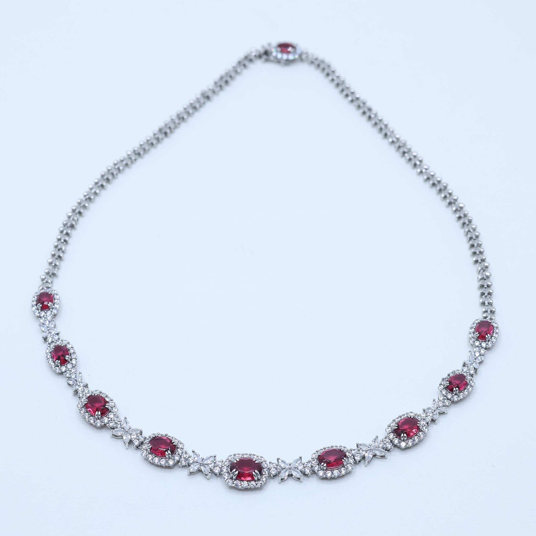 Victorian Ruby and Diamond Necklace