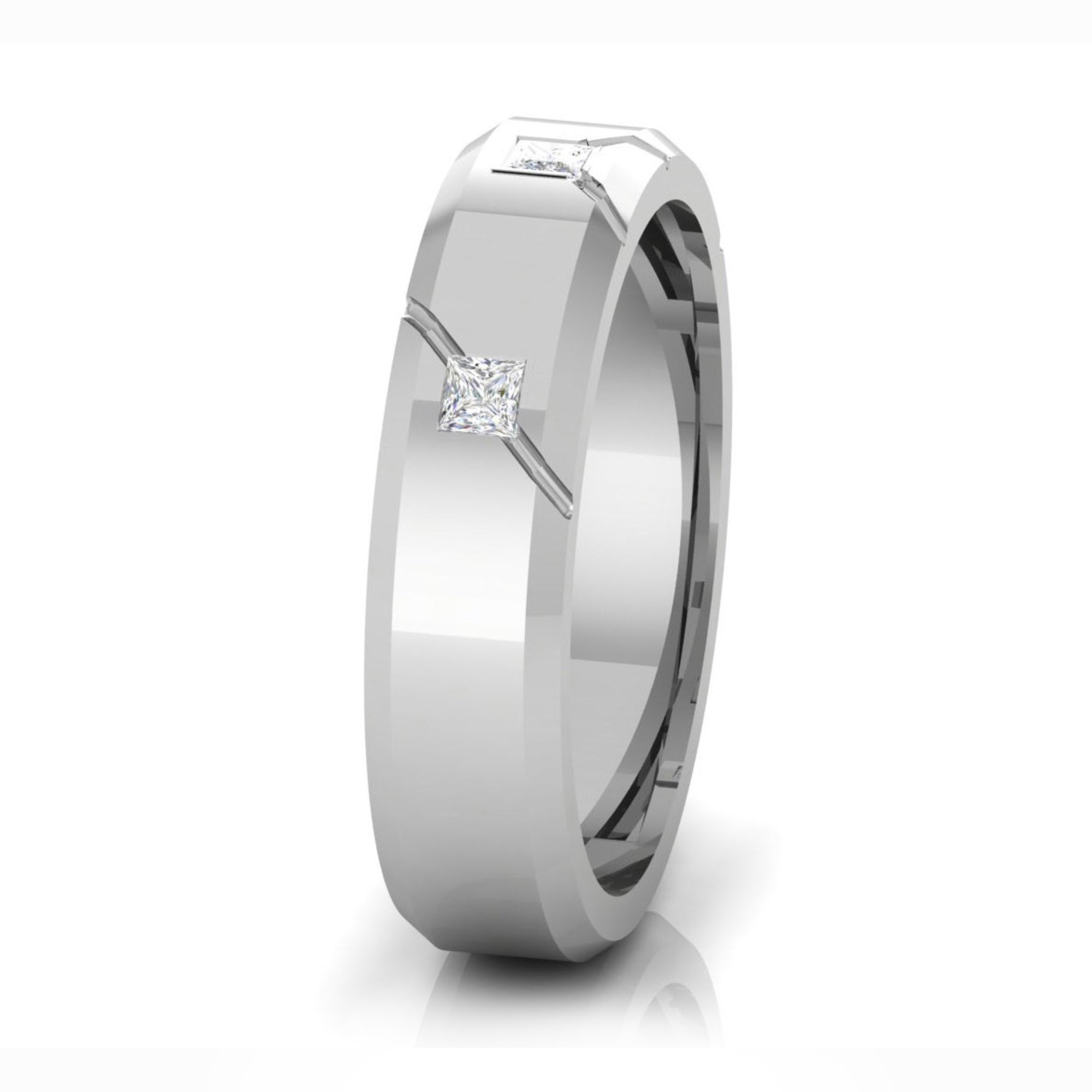 Timeless Couple Band in Sterling Silver