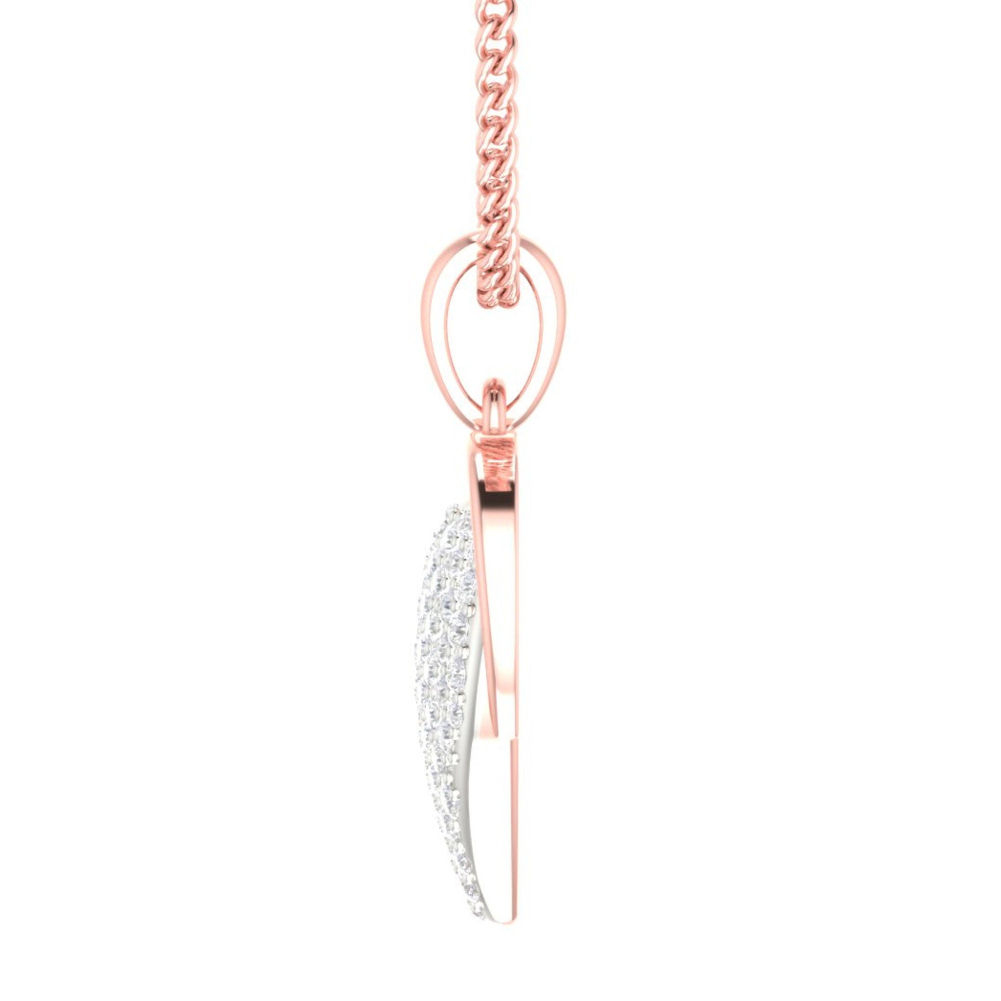 Heart Diamond Pendant for Women