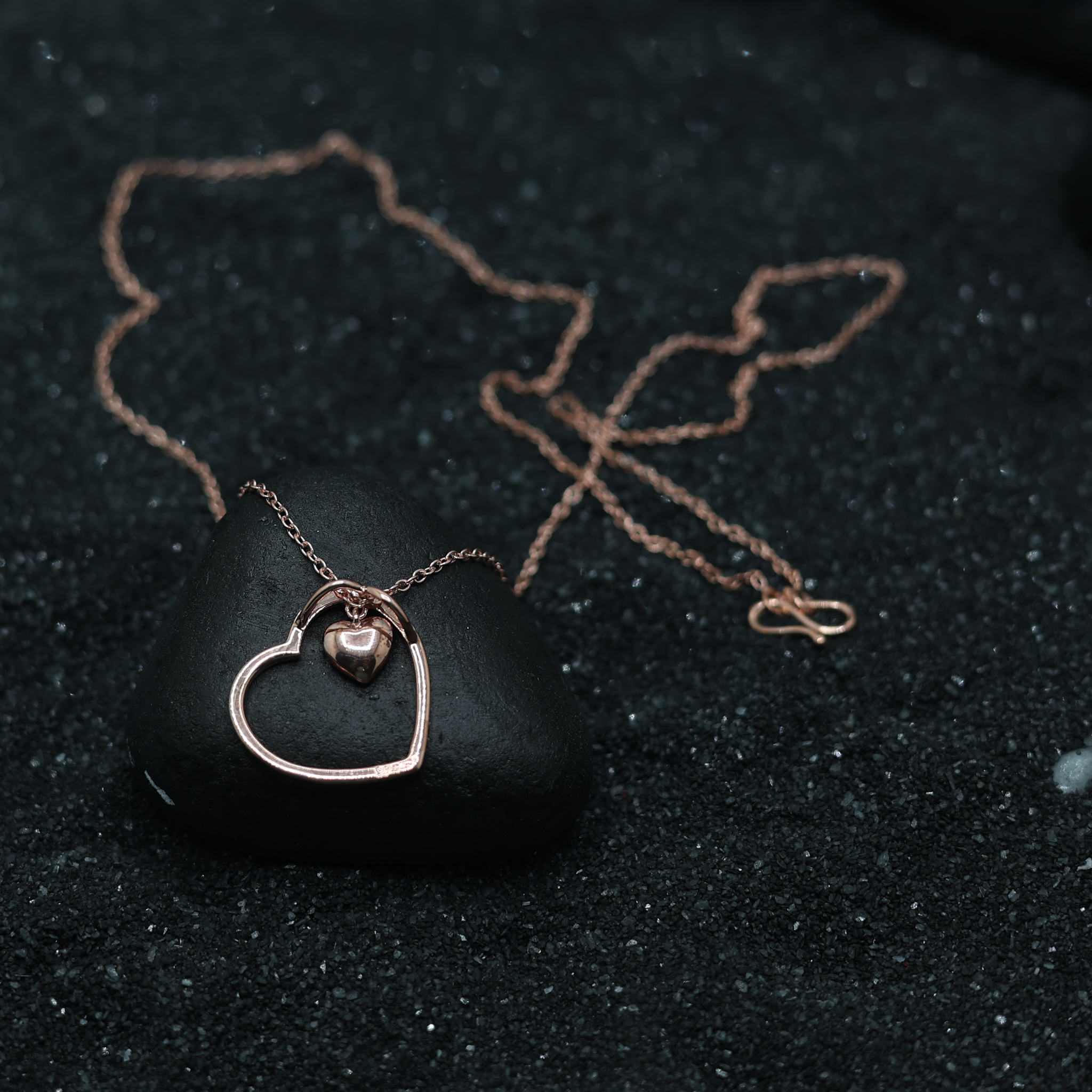 Dual Heart Embrace Pendant