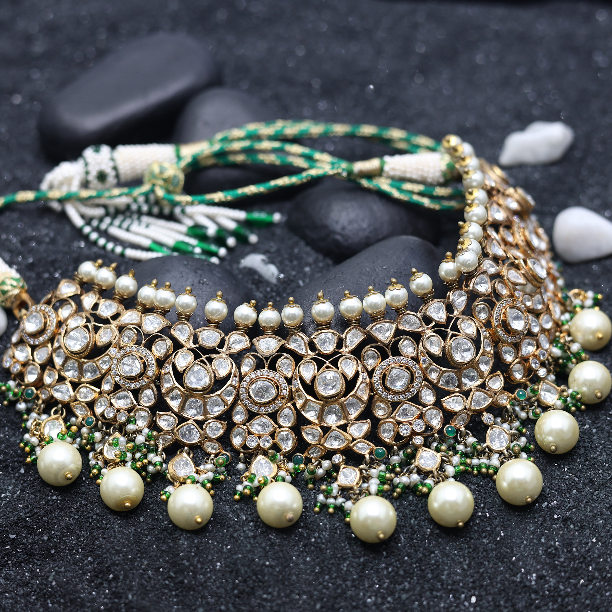 Queen Zoya Polki Diamond Regal Choker