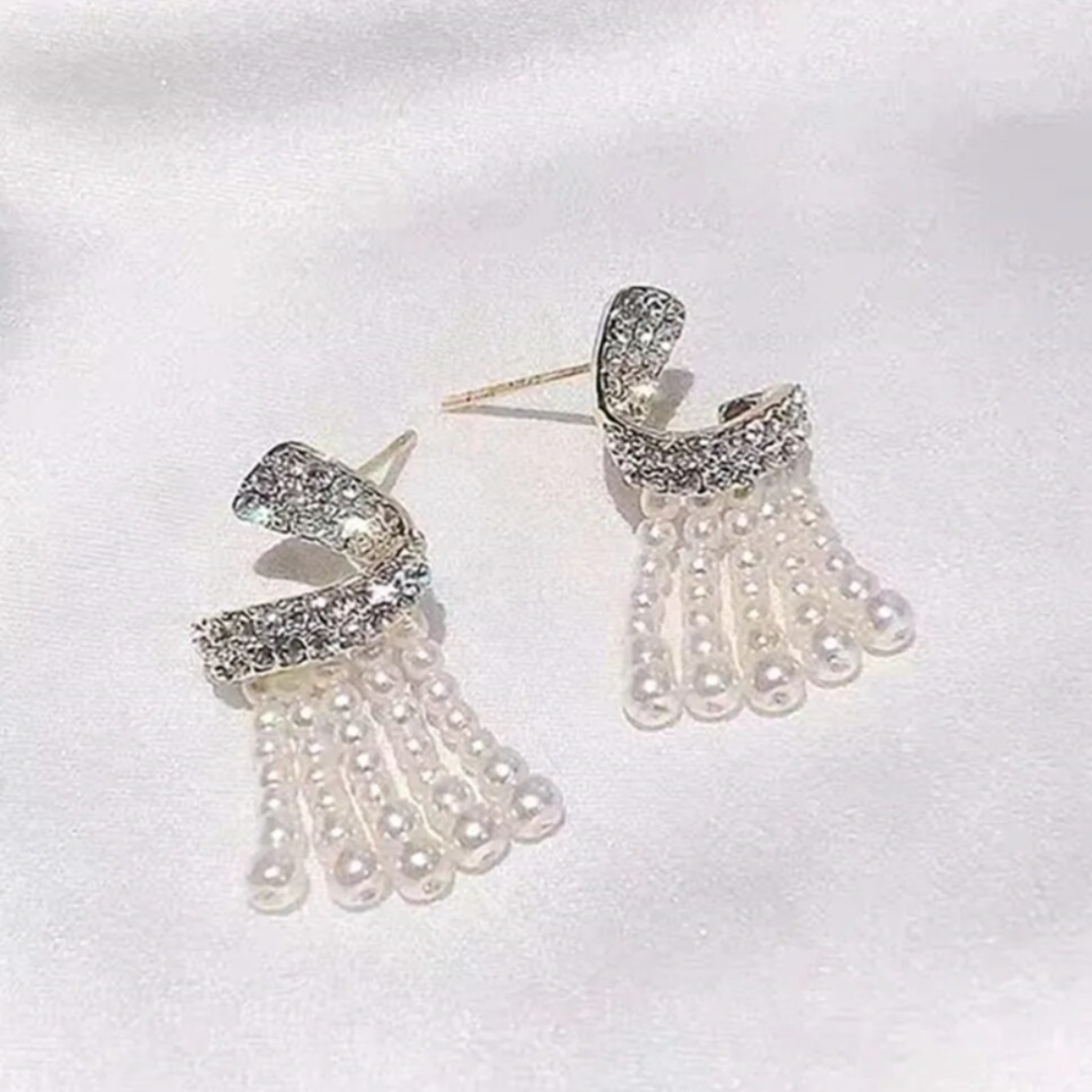 925 Sterling Silver Post Pearl Earring AUS-977