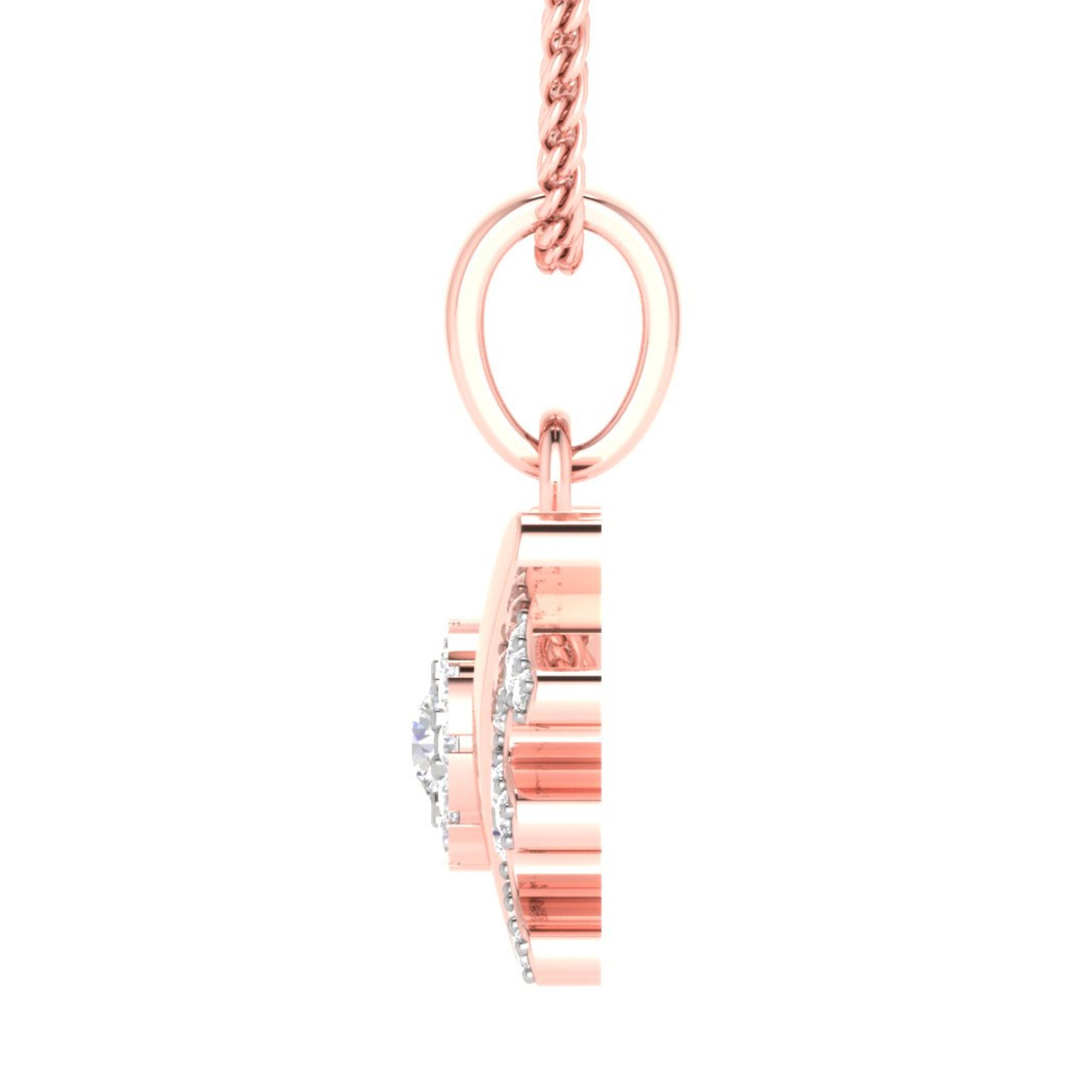 Elegant Love Script Pendant