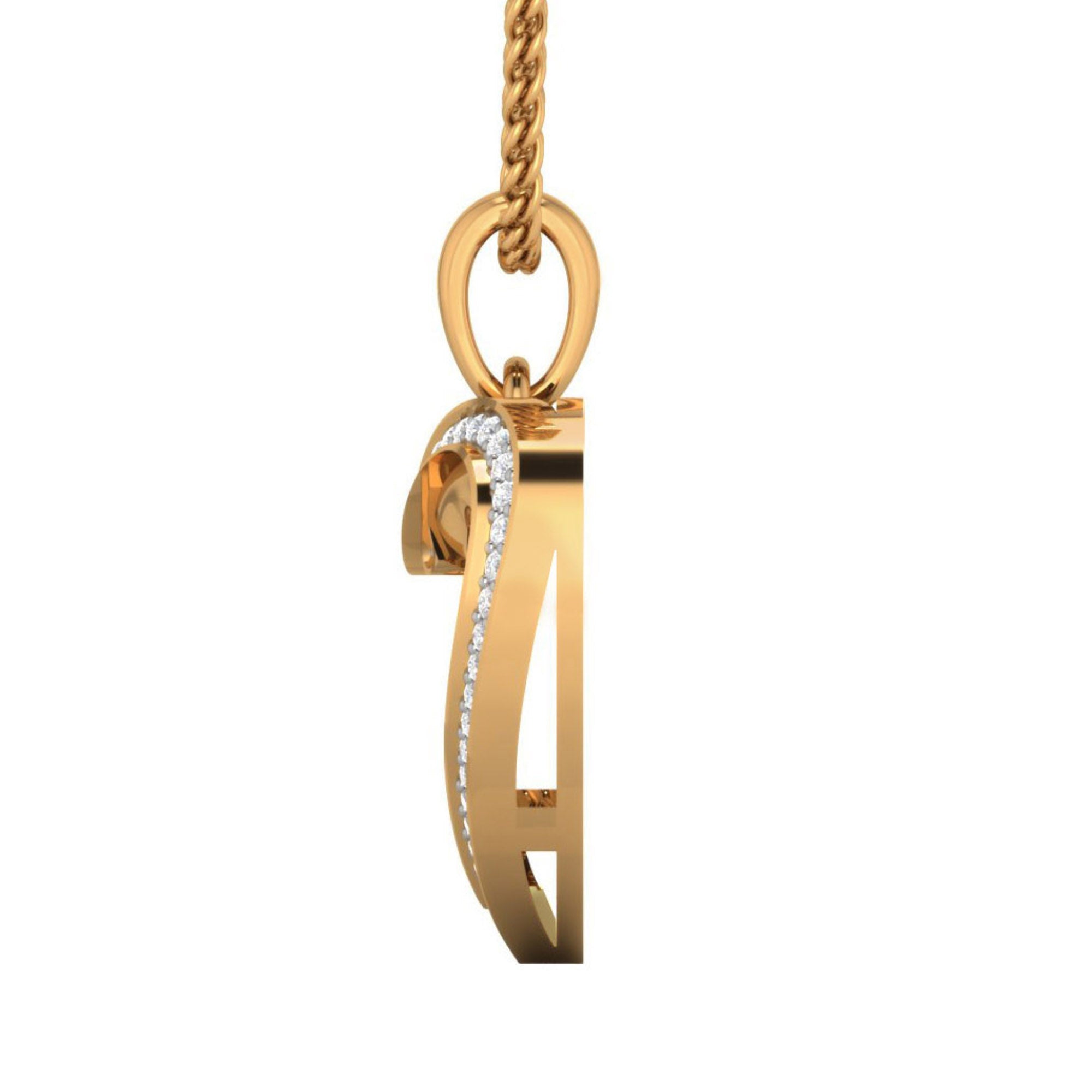 Yellow Gold Heart Pendant