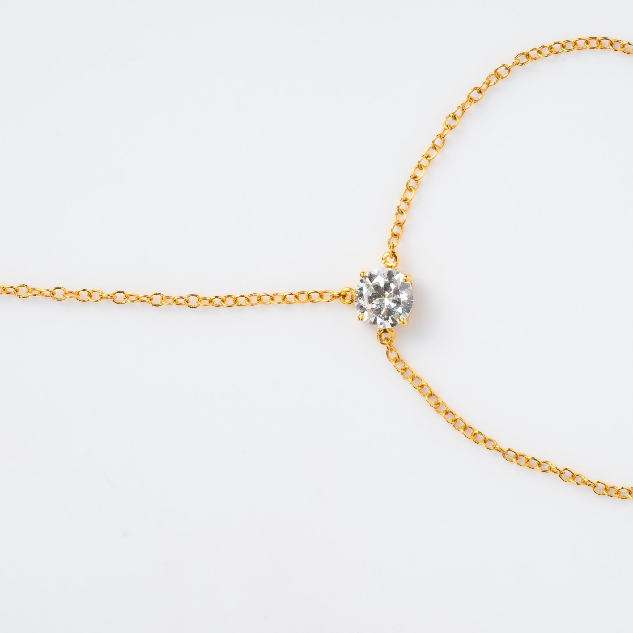 Yellow Gold Vermeil Hand Chain