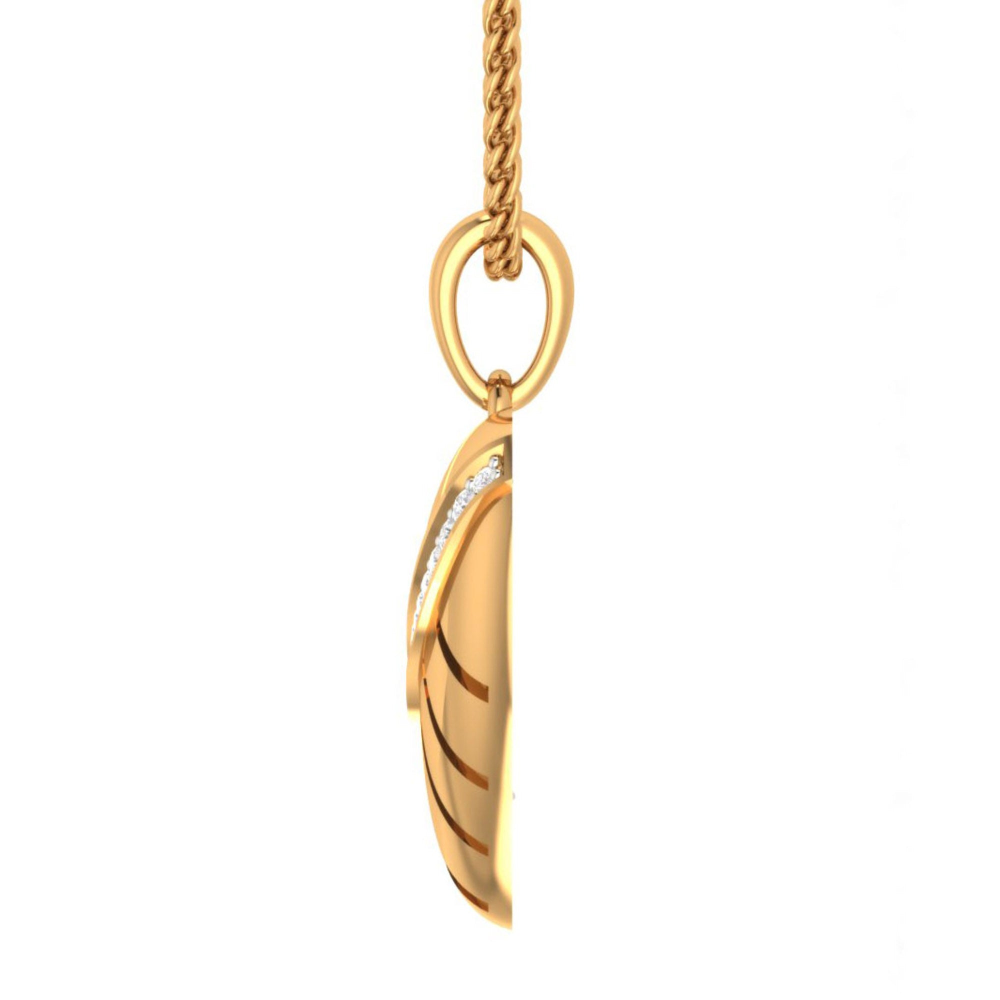 Women's Gold Plated Heart Pendant