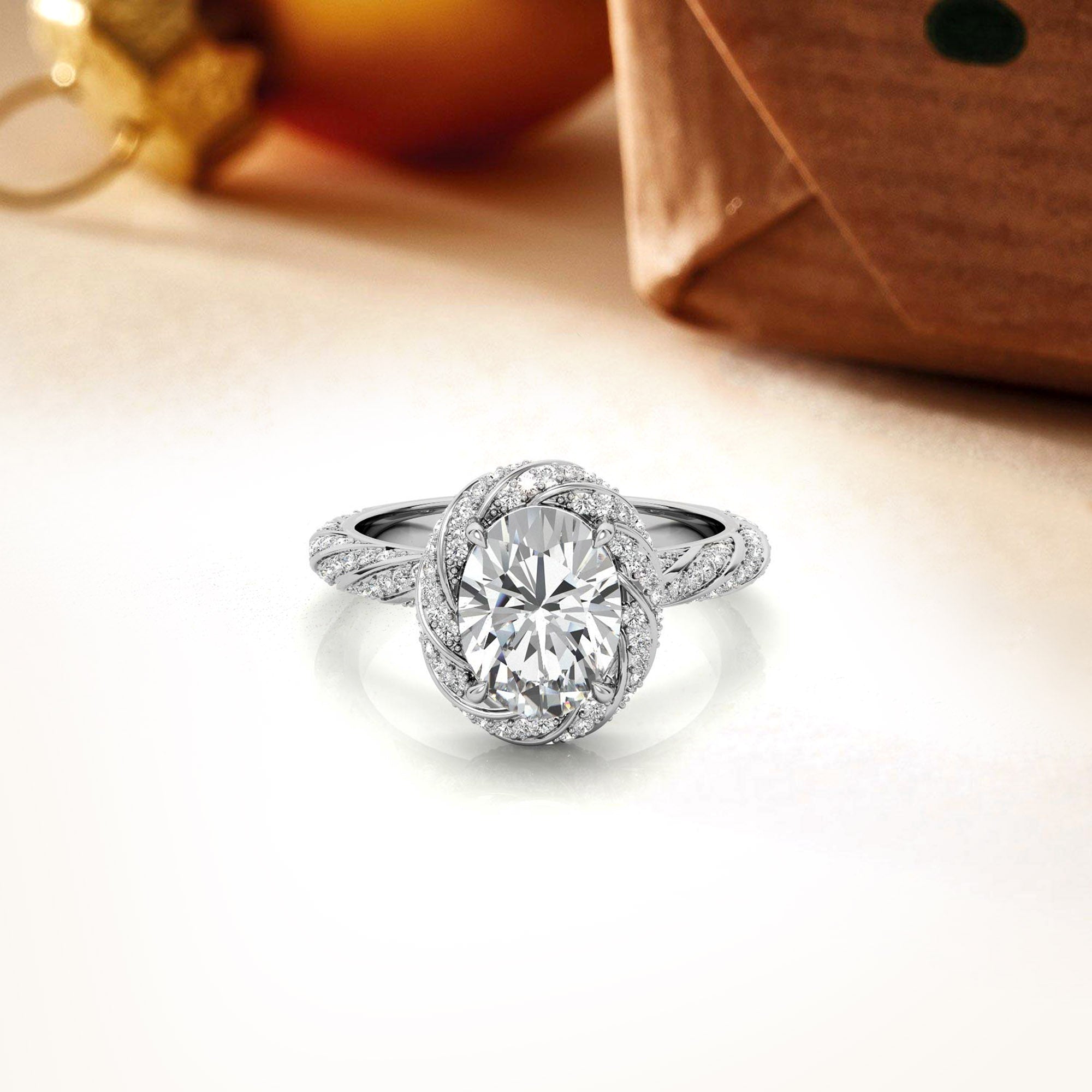 Silver Halo Twist Sparkle