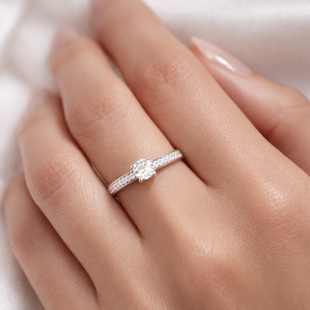 Elegant American Diamond Ring