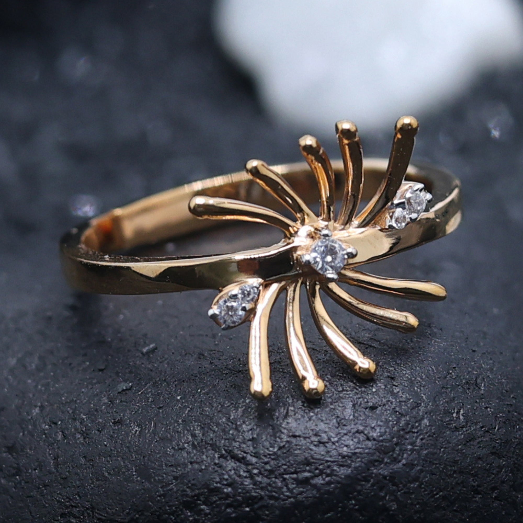 Stylish Burst Design Ring