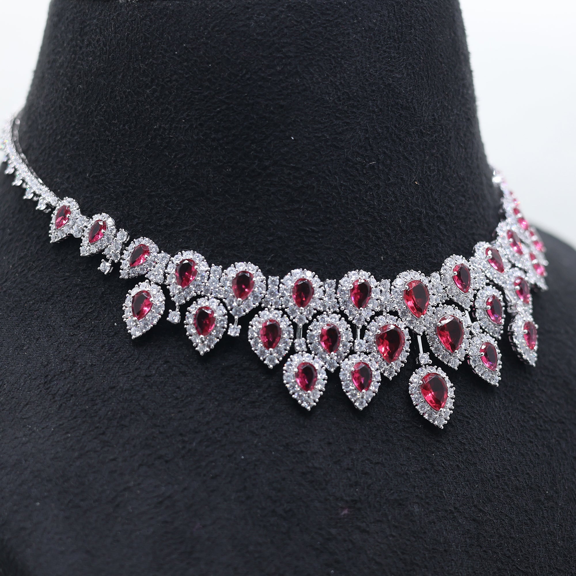 Royal Ruby and Diamond Necklace