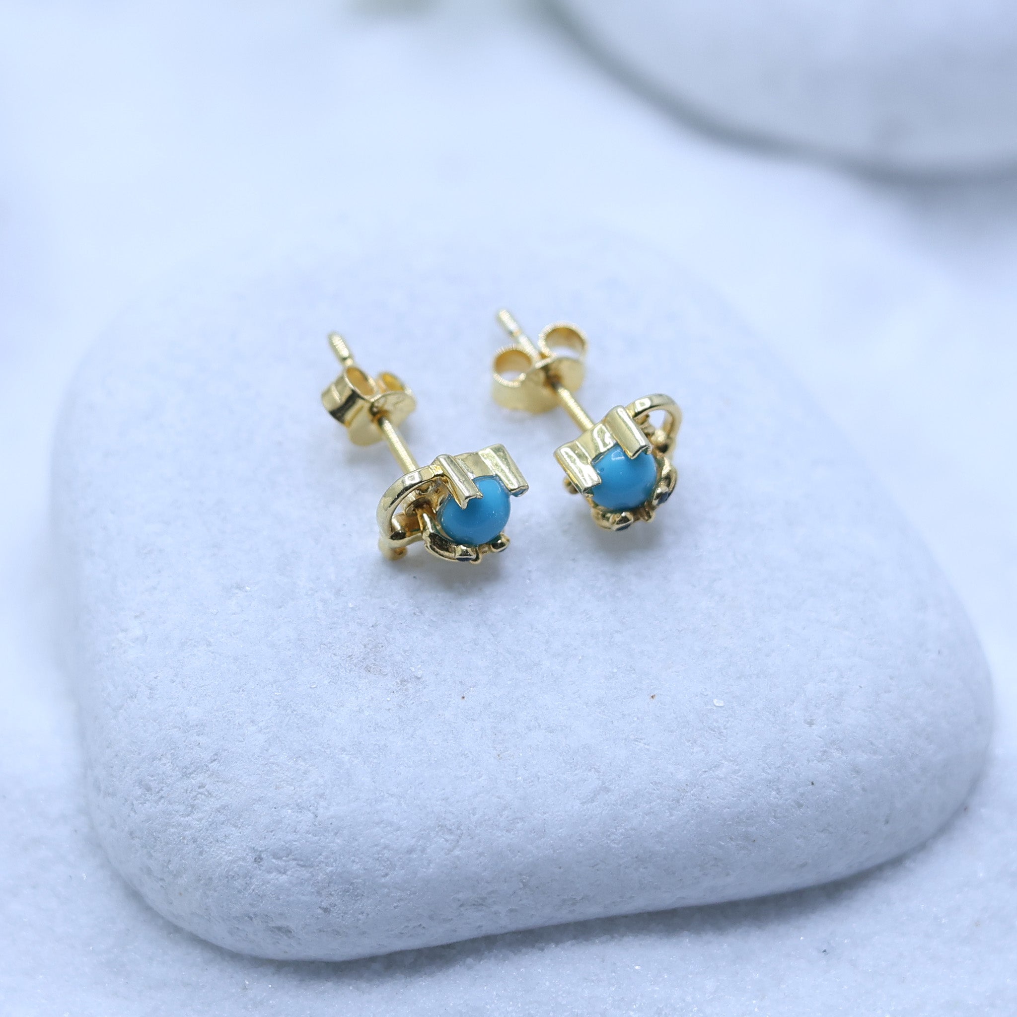 Cat Enamel Earrings for Girls