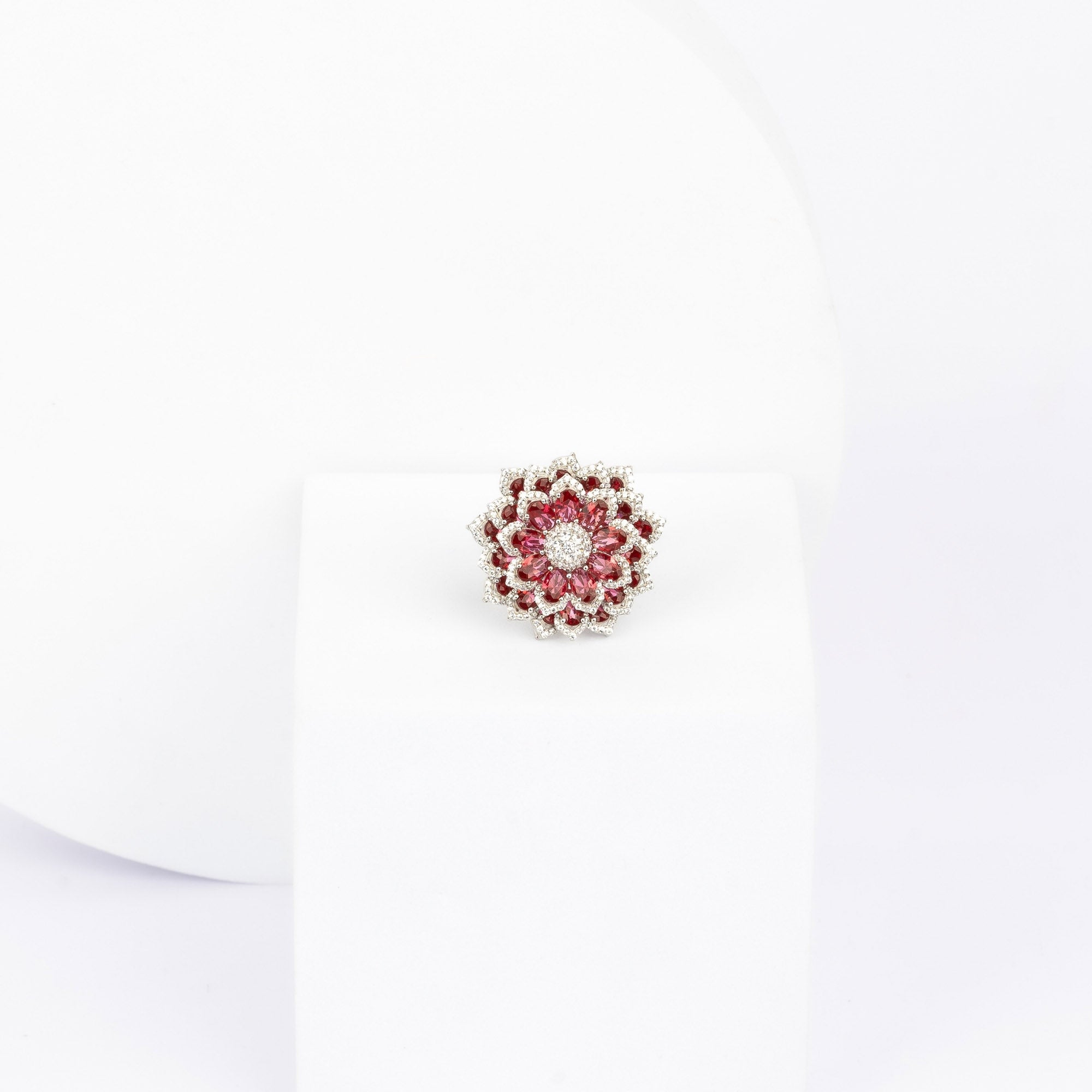Ruby Lotus Empress Ring