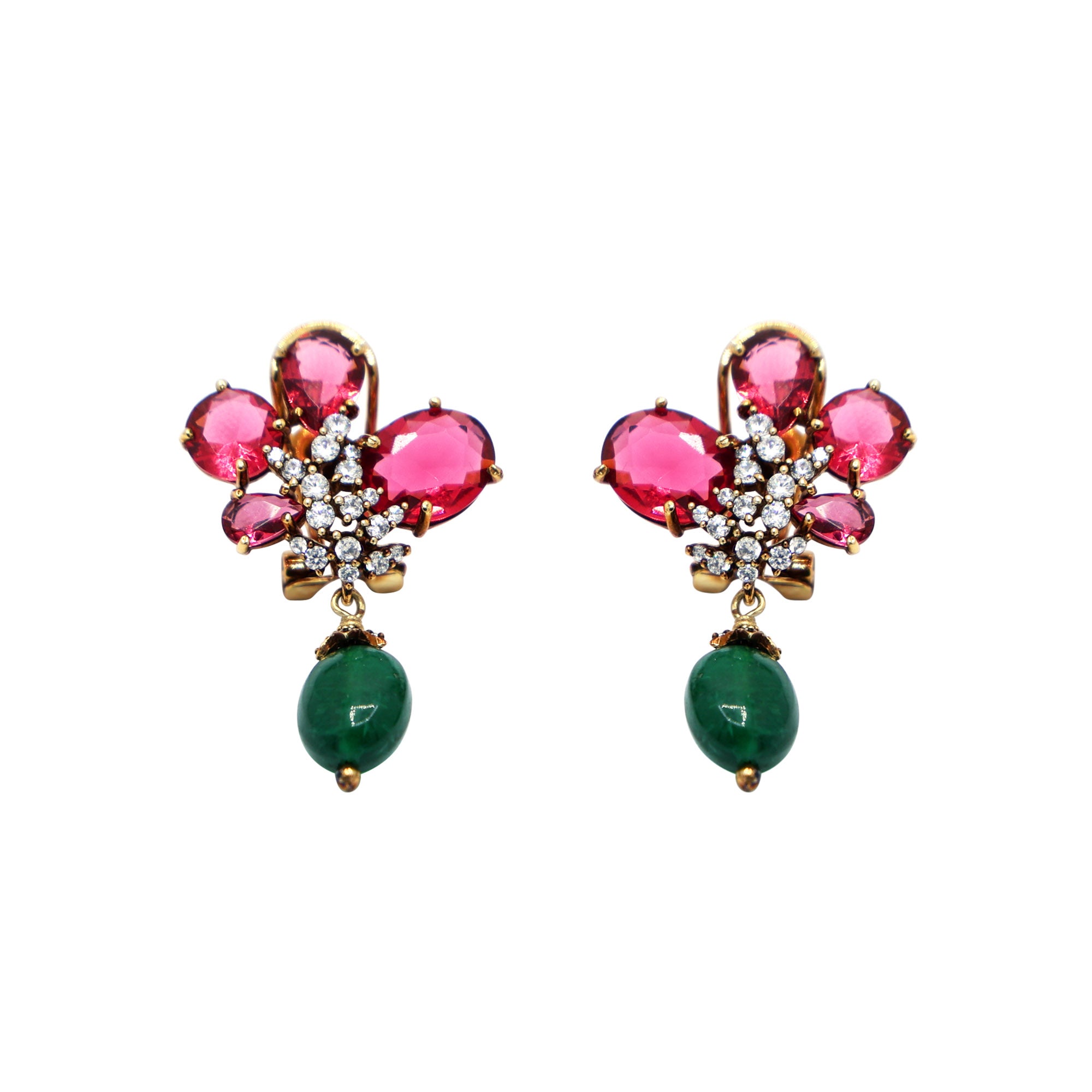 Maharani Yesubai Emerald Drops Earring