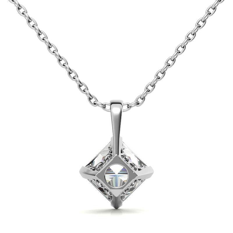 925 Sterling Silver Enchanting Solitaire Pendant AUS-651 - Auory