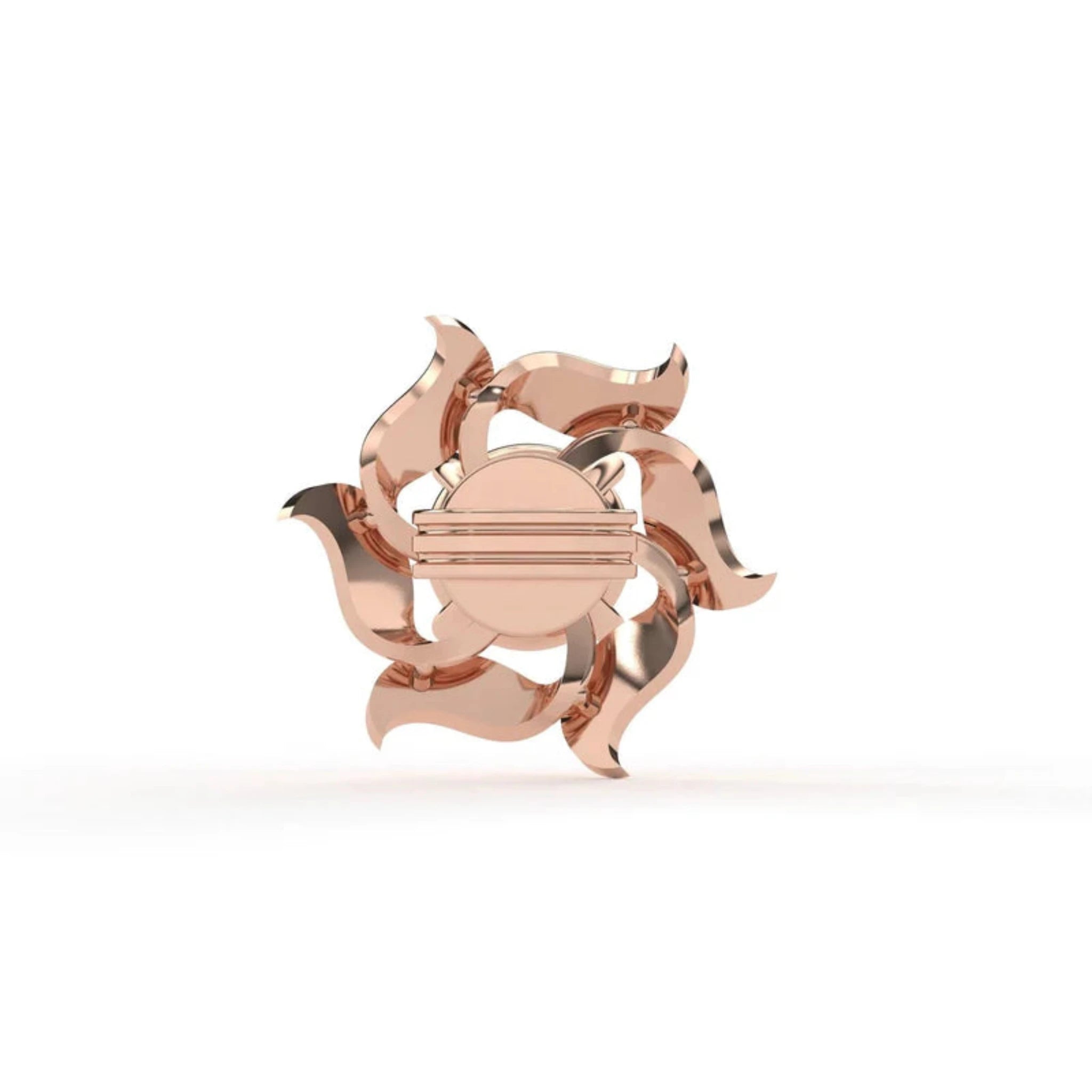 Rose Gold Adjustable Silver Flowerettes Stud Earring For Woman