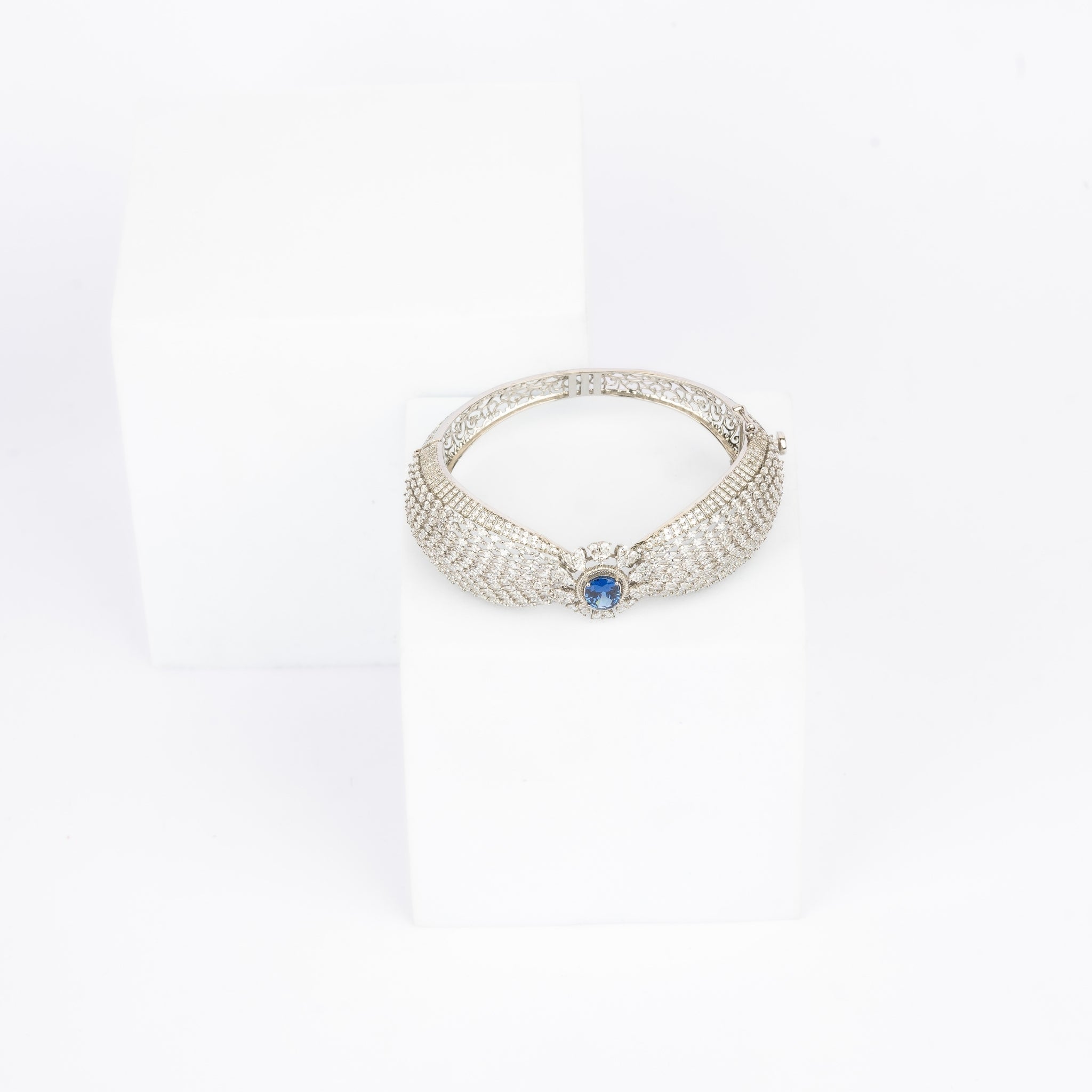 Luxurious Blue Sapphire Bracelet