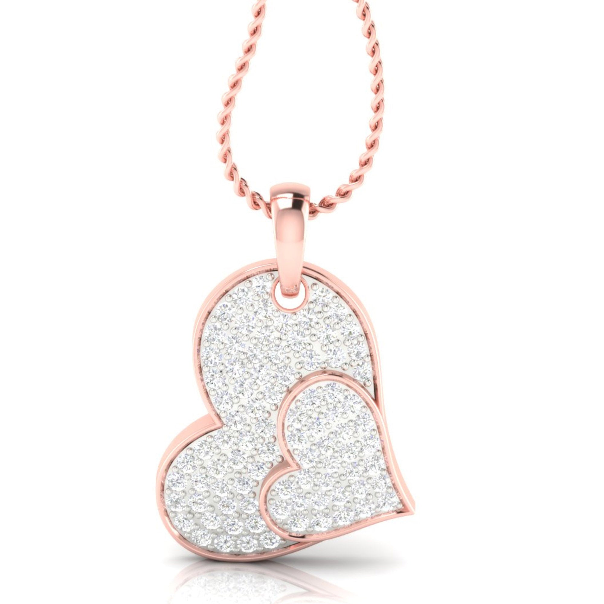 Timeless Rose Gold Heart Pendant