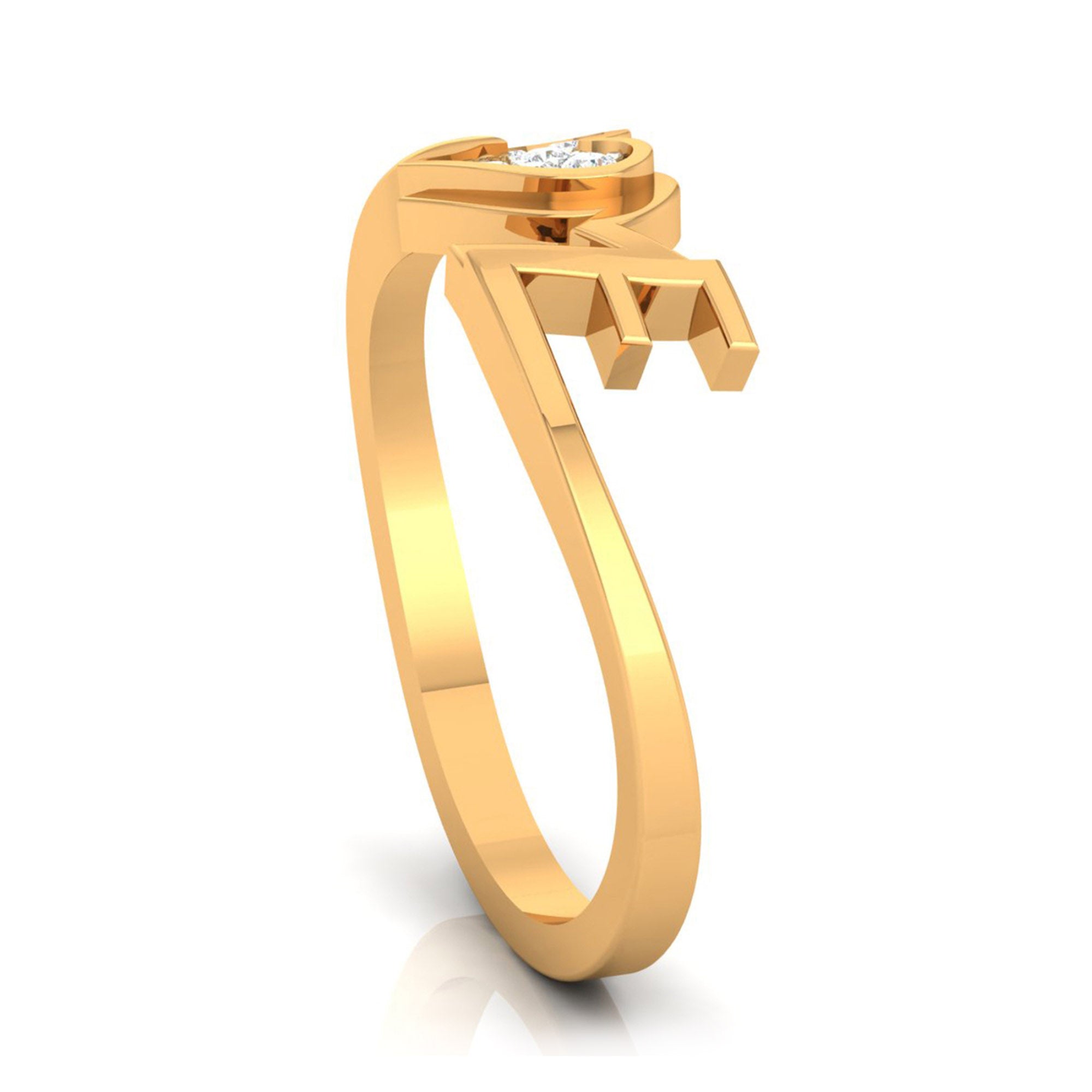 LOVE ME Diamond Heart Ring