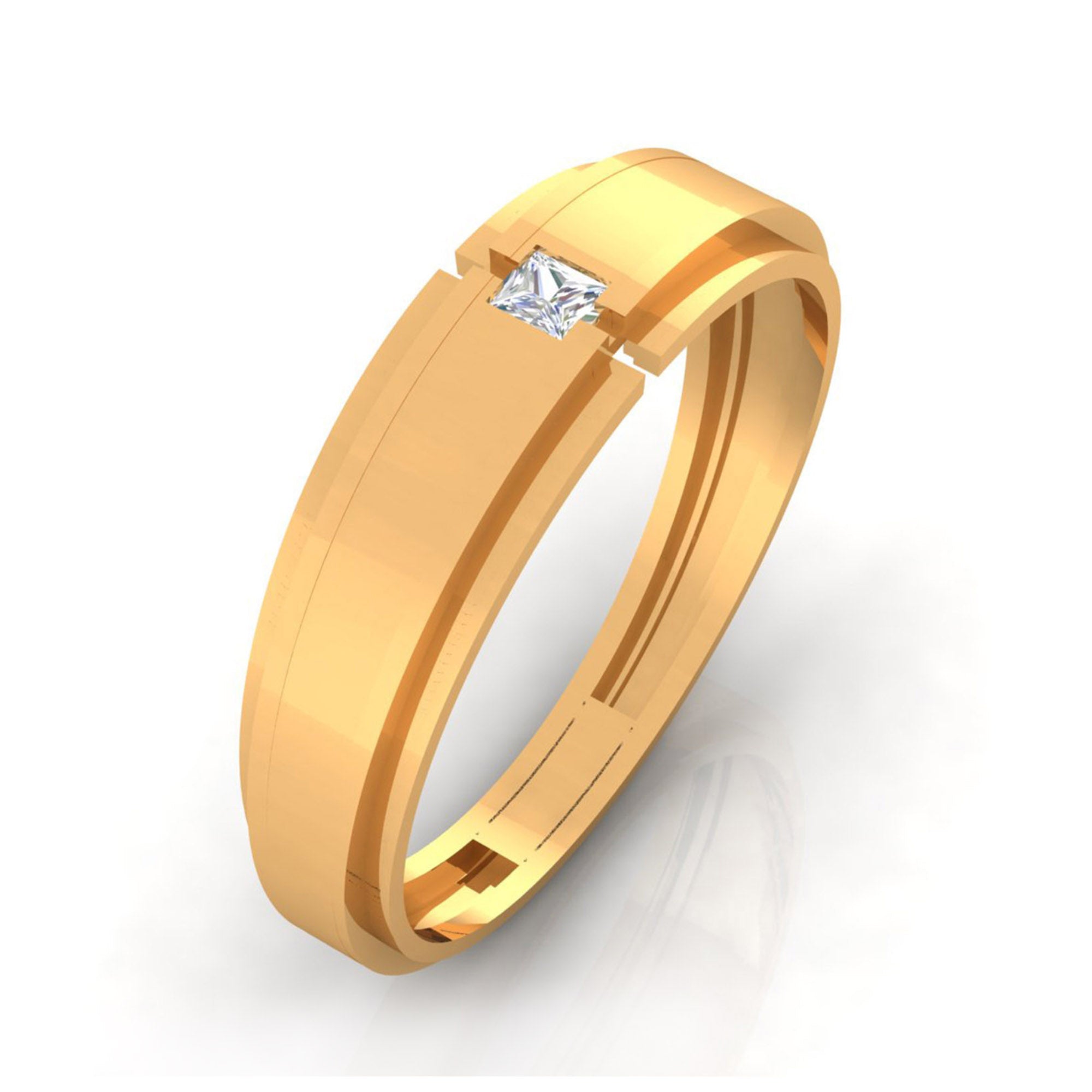 Gold Plated Matching Couple Rings