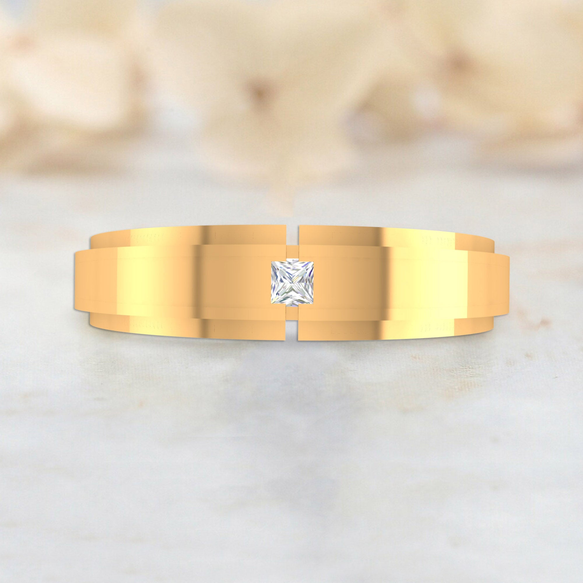 Gold Plated Matching Couple Rings
