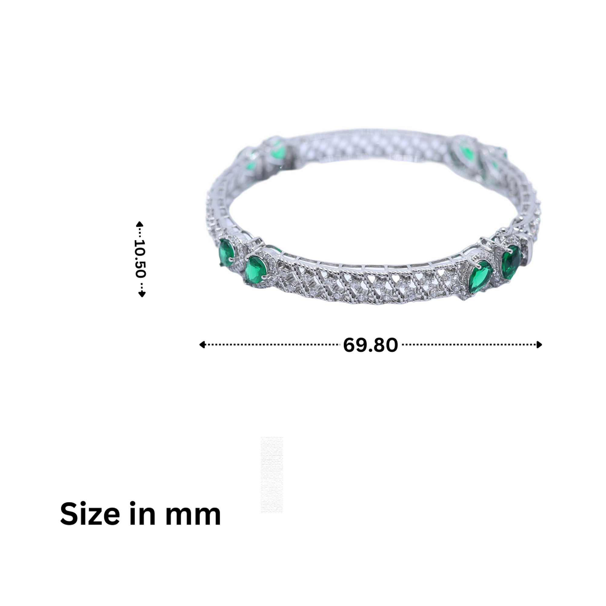 White Gold Plated Bracelet for Women