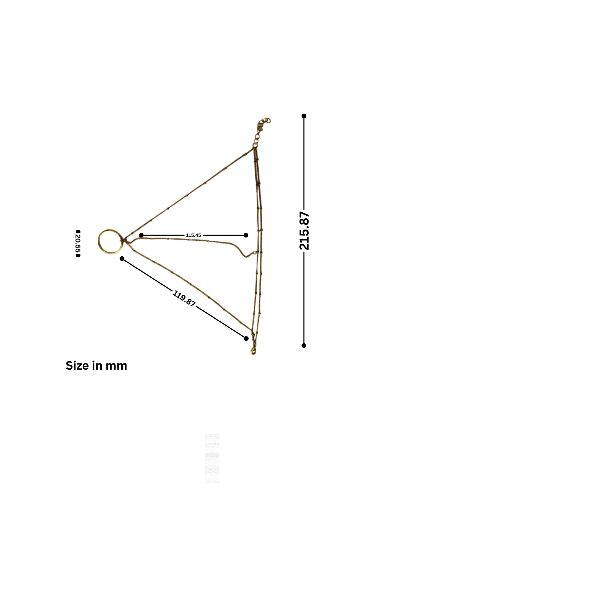 Gold Plated Hand Harness