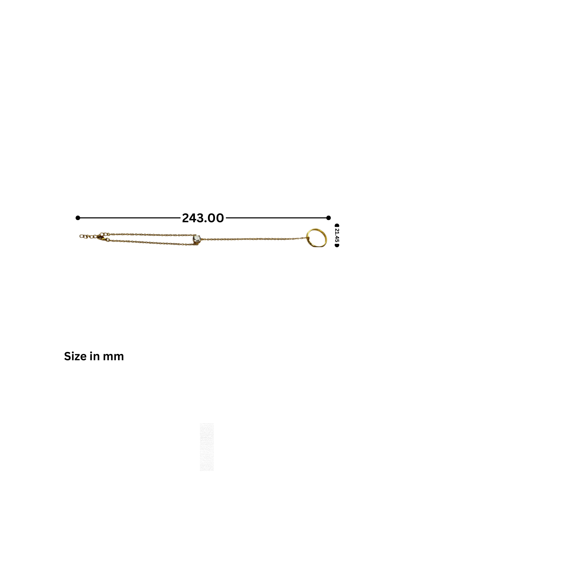 Yellow Gold Vermeil Hand Chain