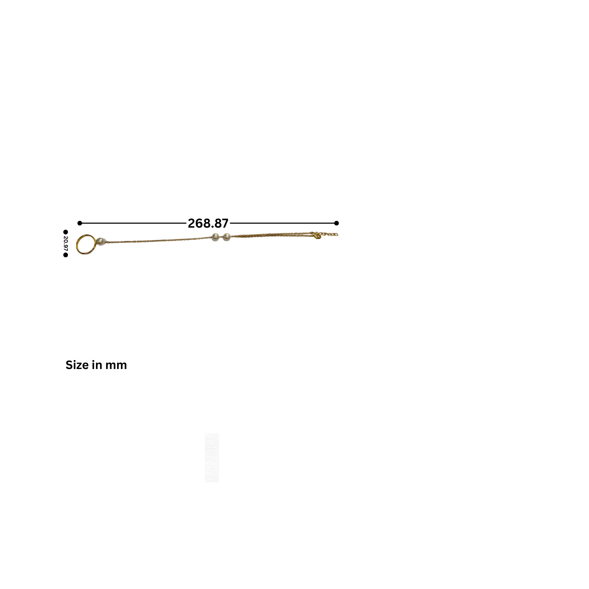 Pearl Finger Bracelet