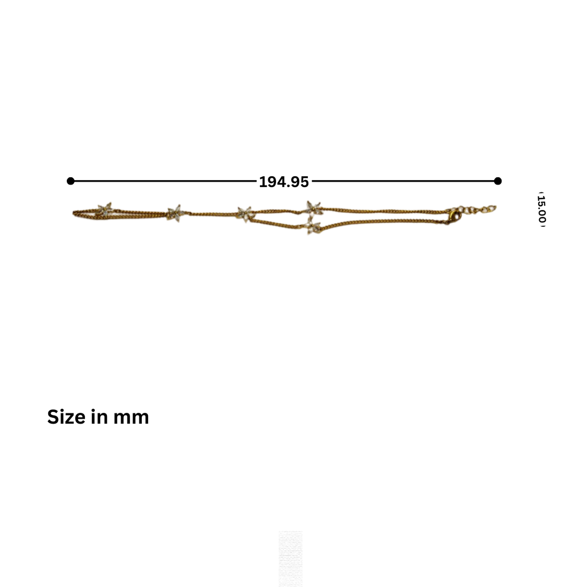 Elegant Floral Hand Chain