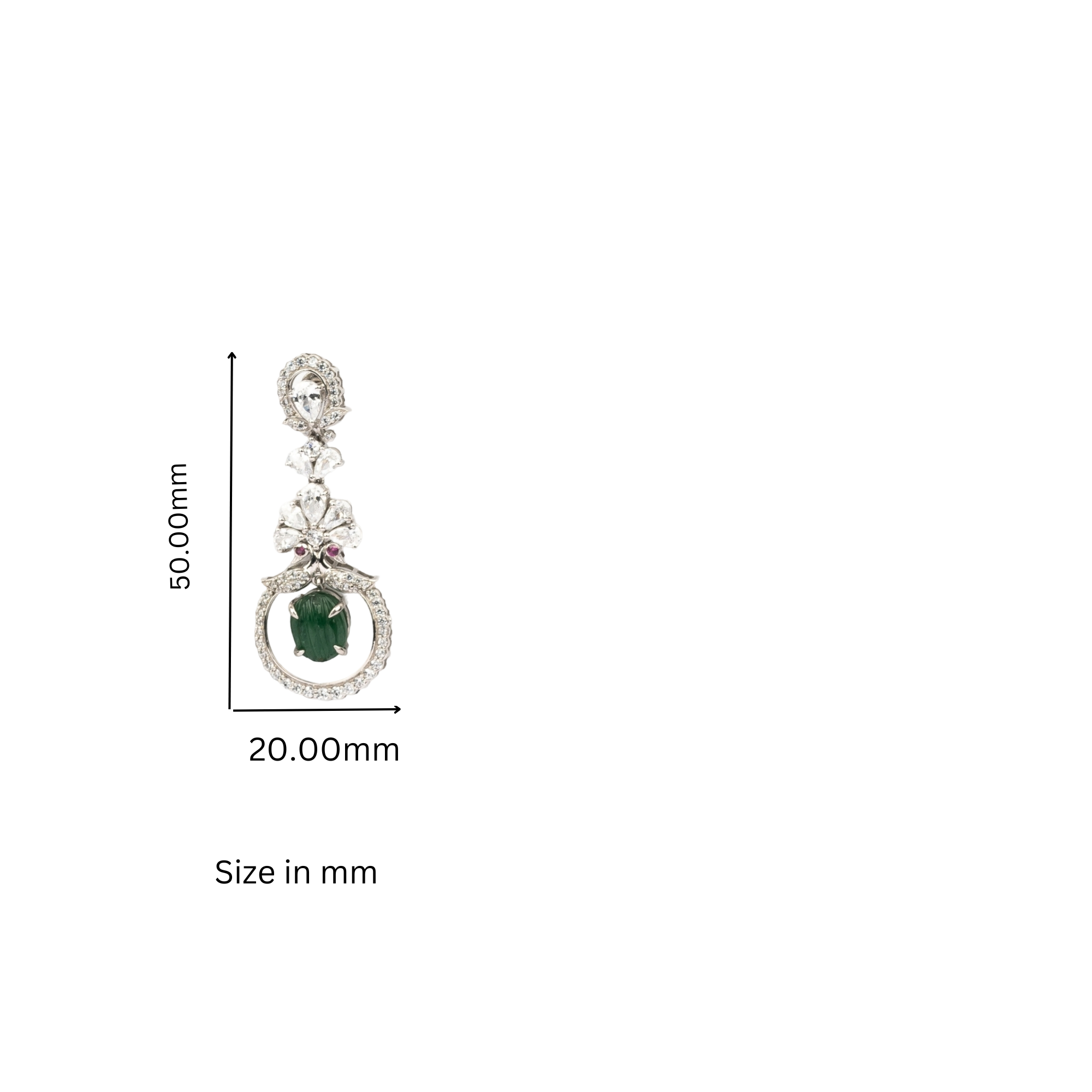 Rani Durgavati Battle Bloom Dangler