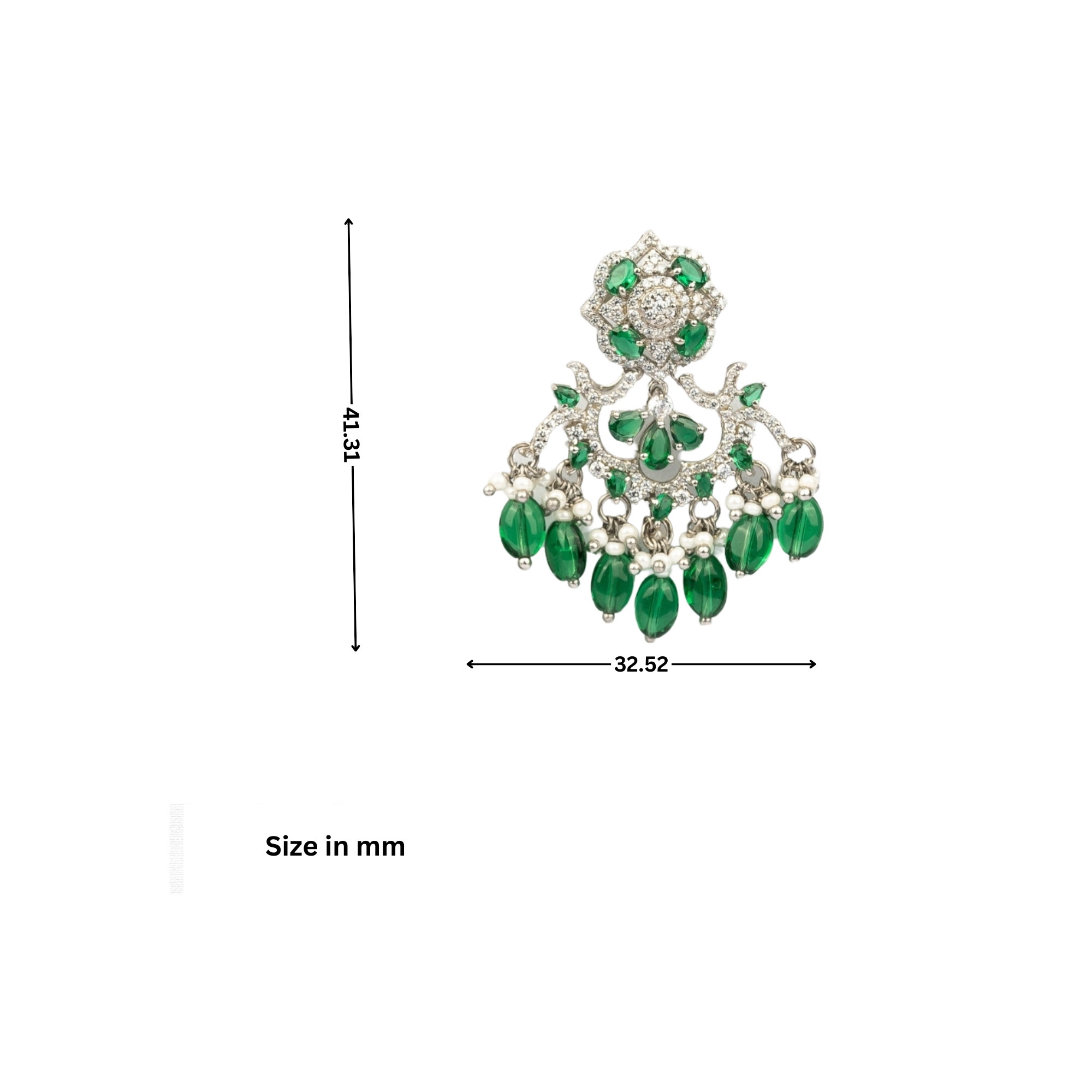 Maharani Chand Bibi Glory Jhumka Earring