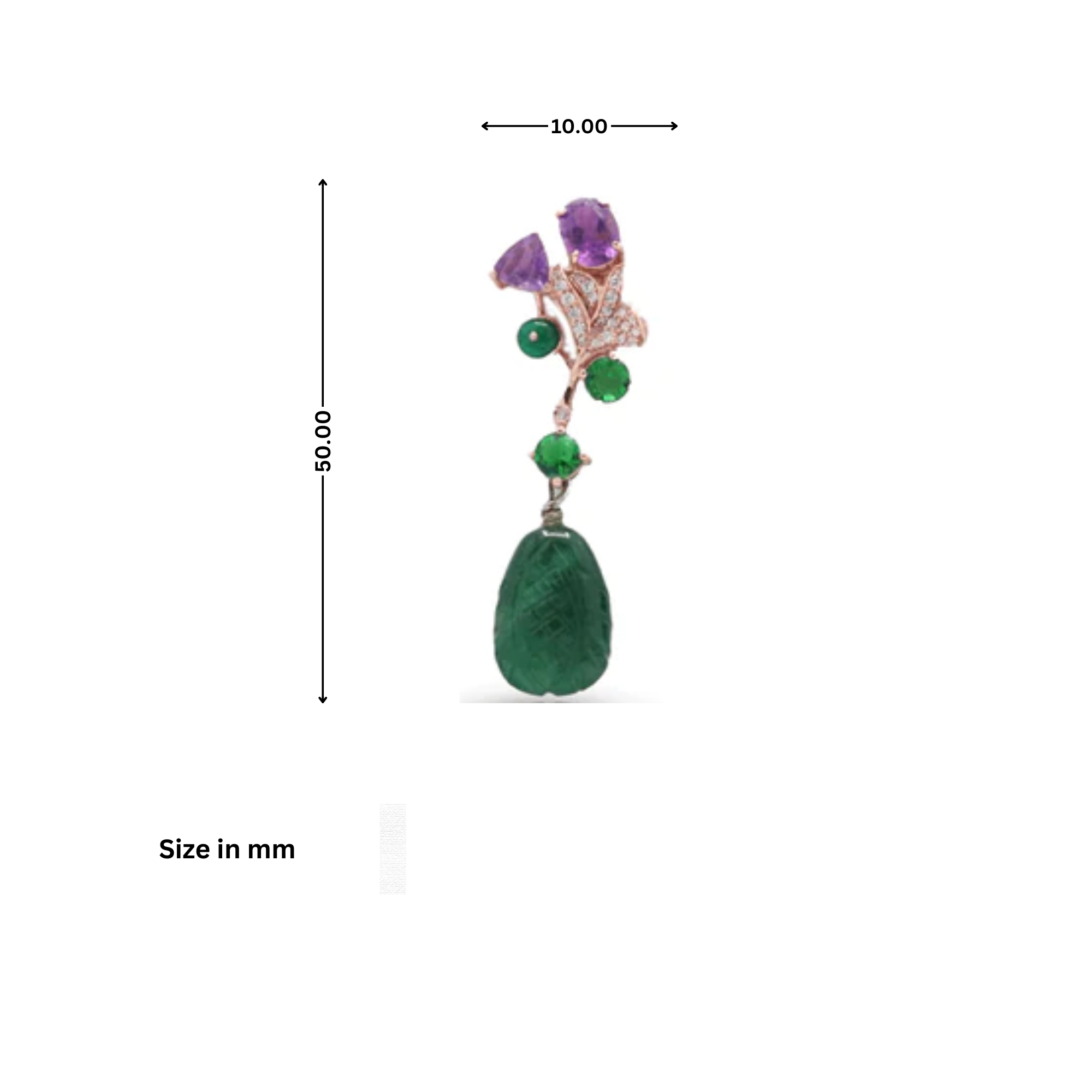 Rani Taramati Glow Drop Earring