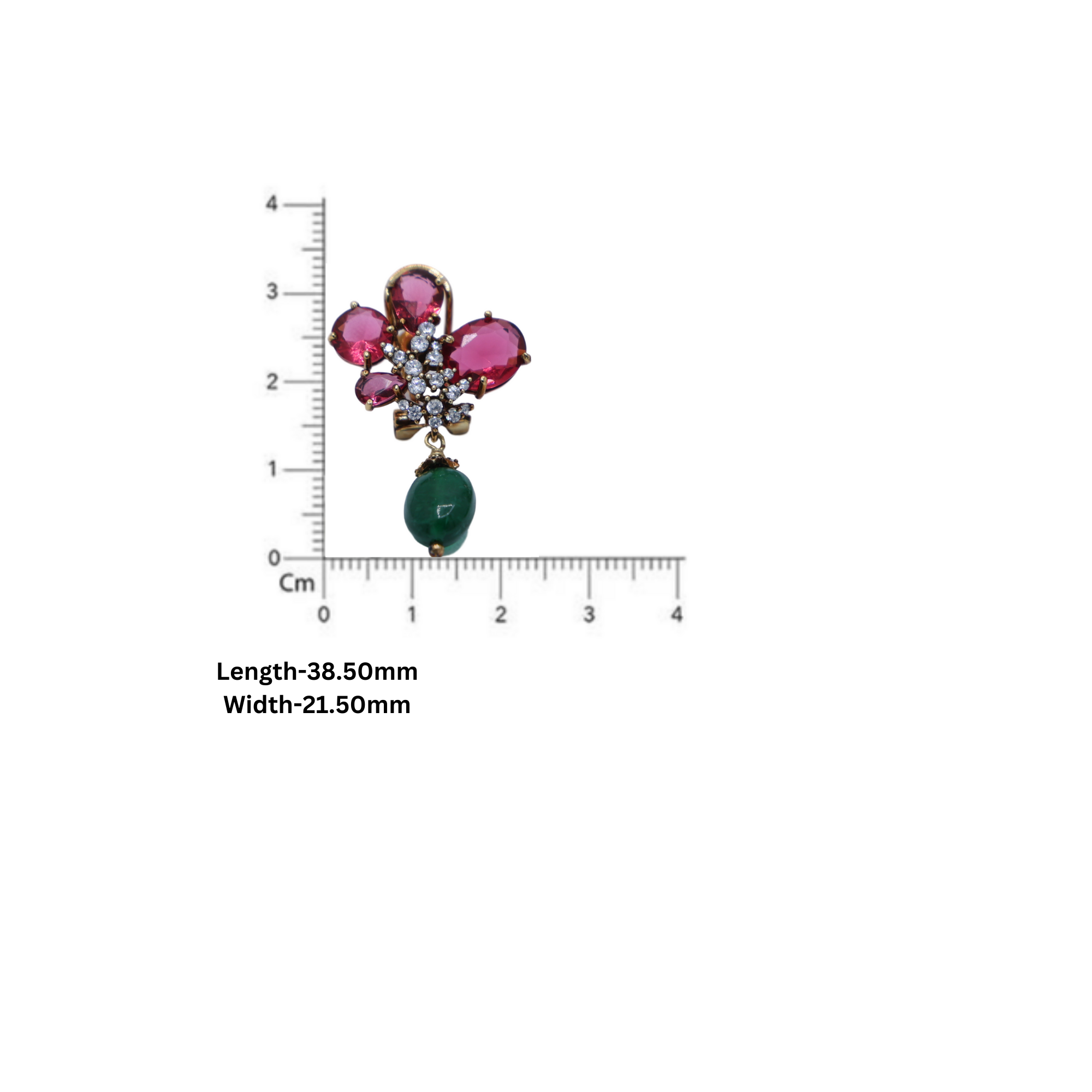 Maharani Yesubai Emerald Drops Earring