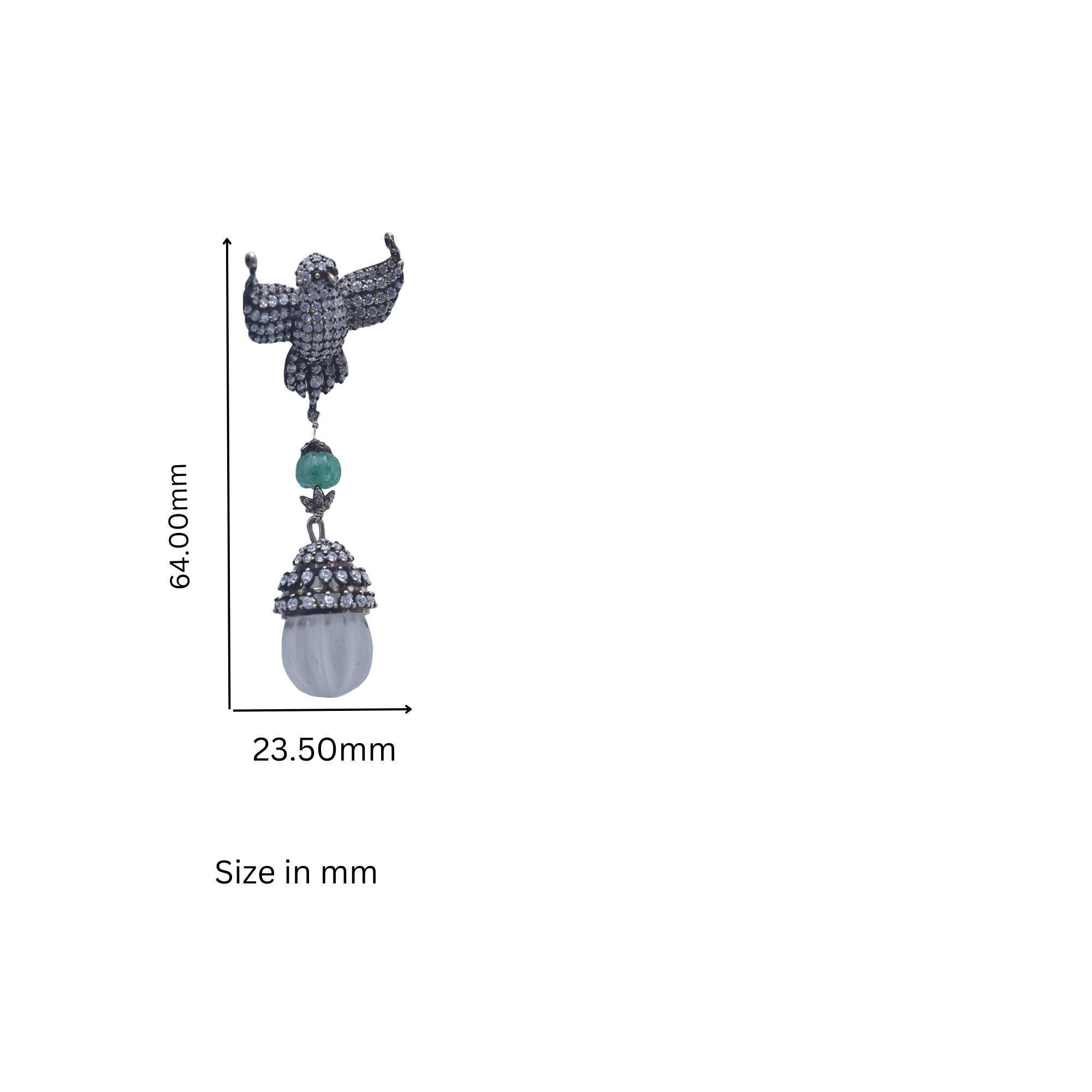 Maharani Jind Kaur Dangler Earring