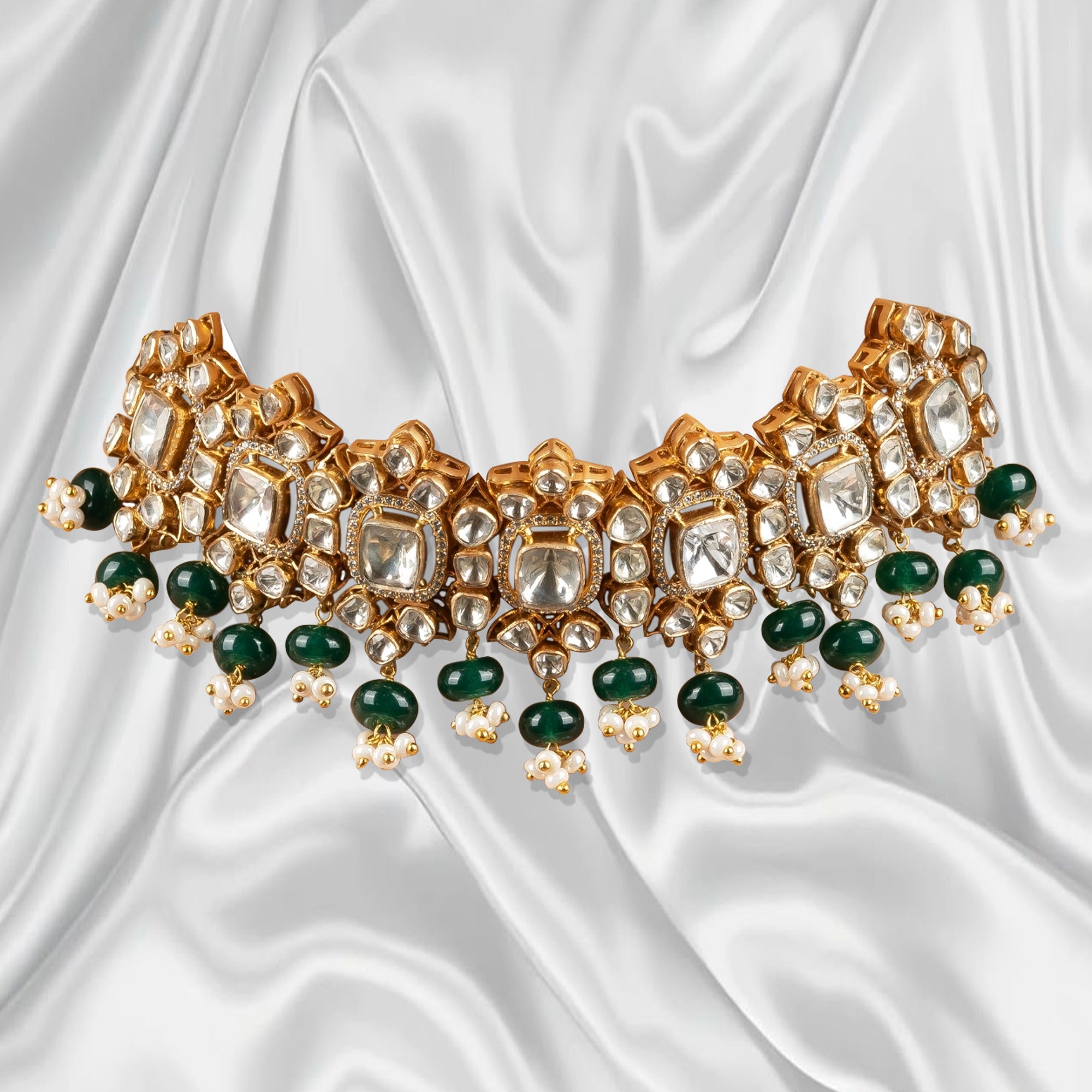 Traditional Polki Necklace Set