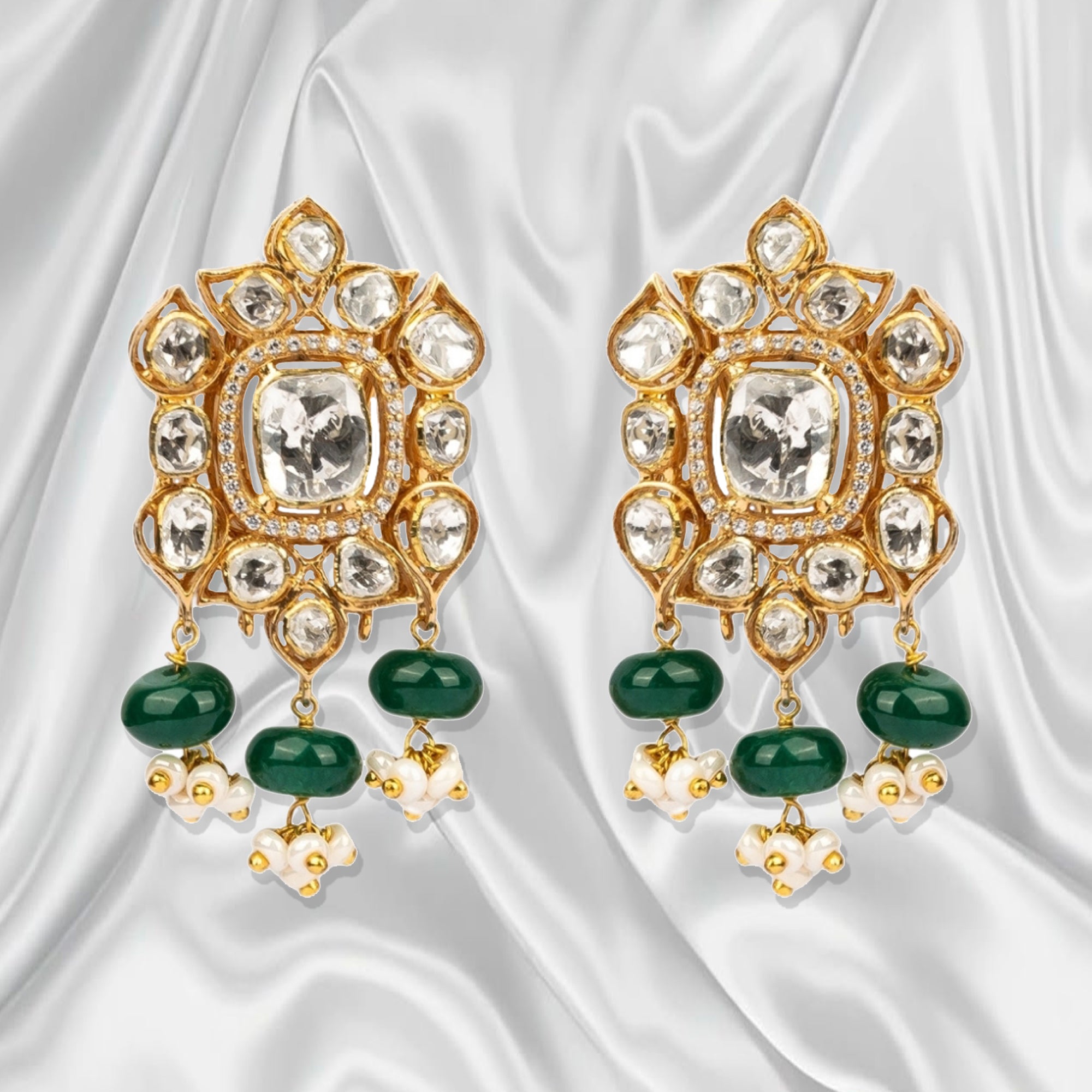 Traditional Polki Necklace Set