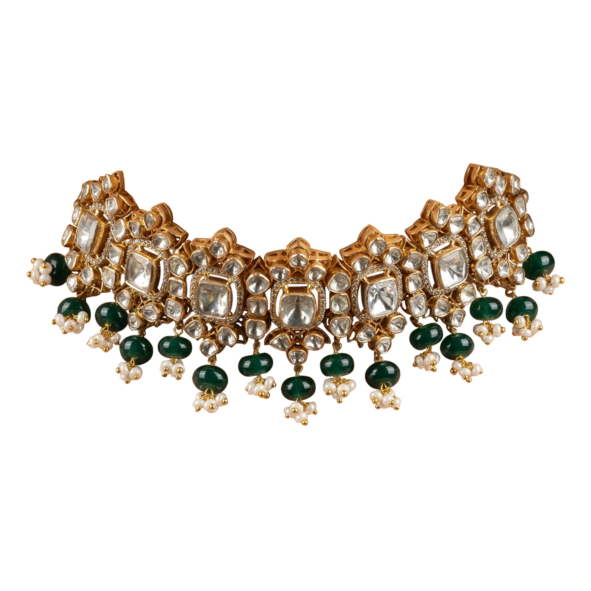 Traditional Polki Necklace Set
