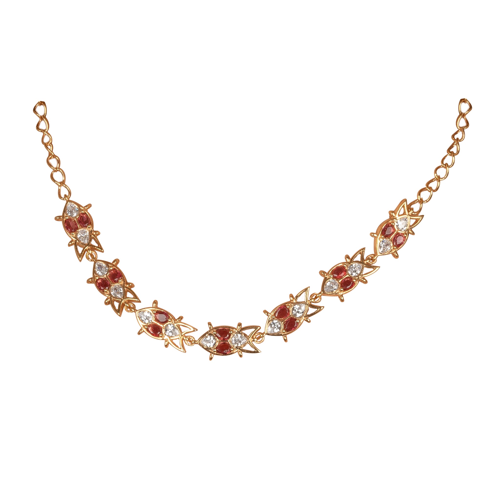 Elegant Fish Design Necklace