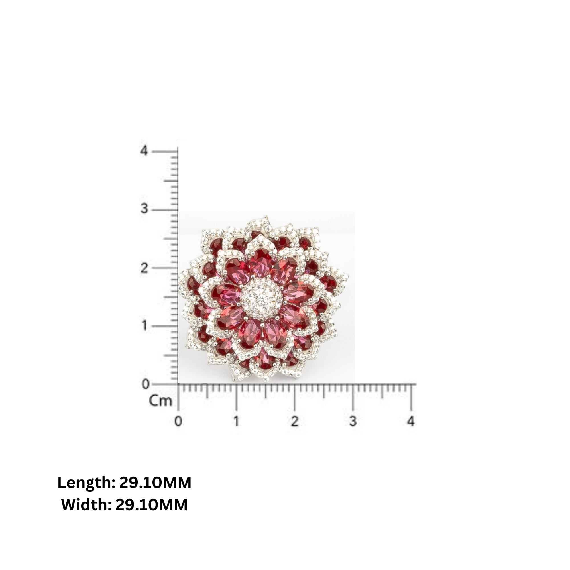 Ruby Lotus Empress Ring