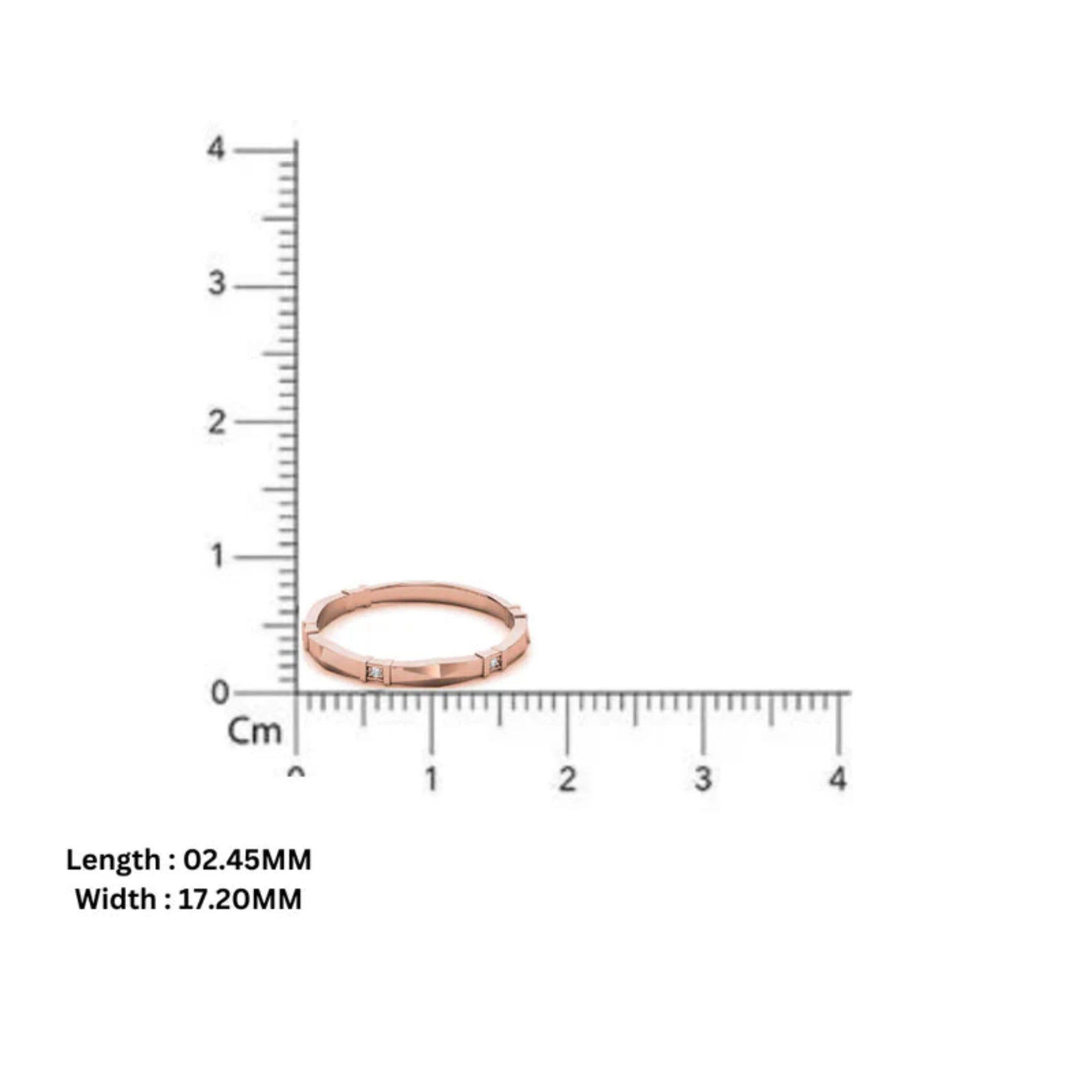 Elegant Party Wear Rose Gold Plated Ring