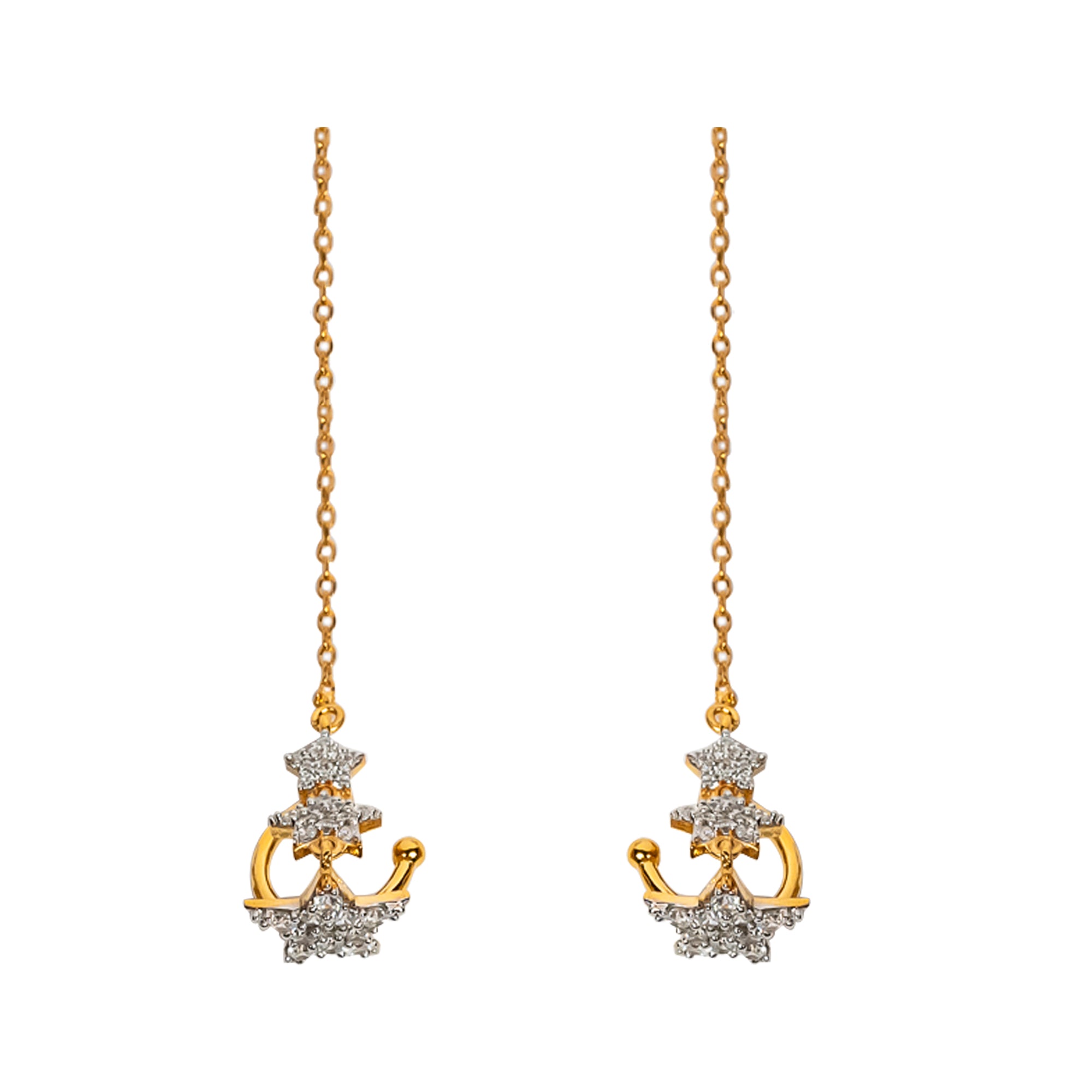 Sui Dhaga Star Ear Cuff Earrings