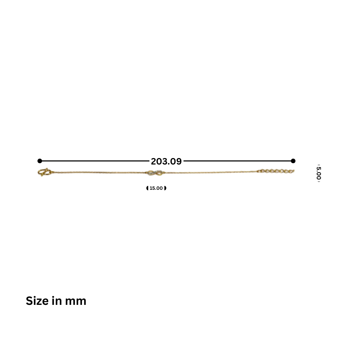 Elegant Infinity Milgrain Bracelet