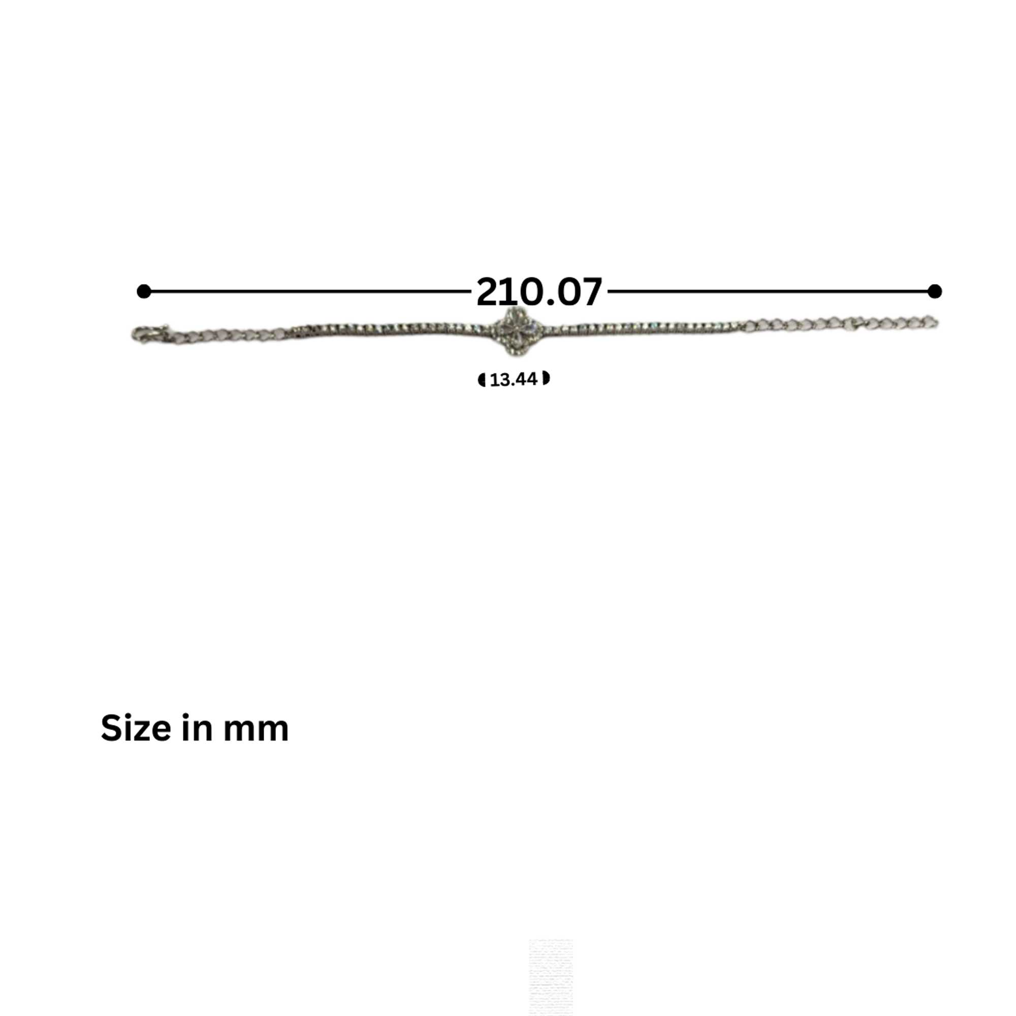 Floral American Diamond Bracelet