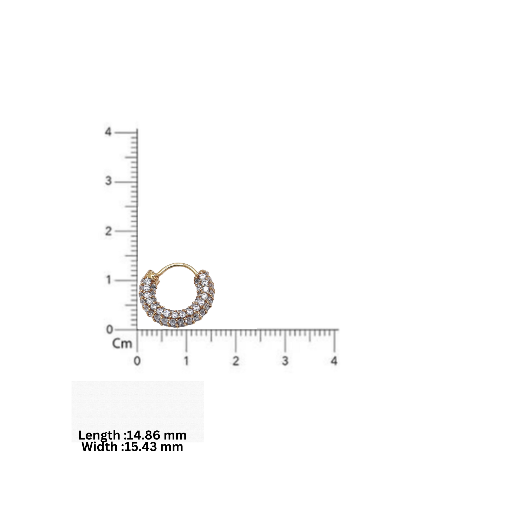 American Diamond Bali Earrings