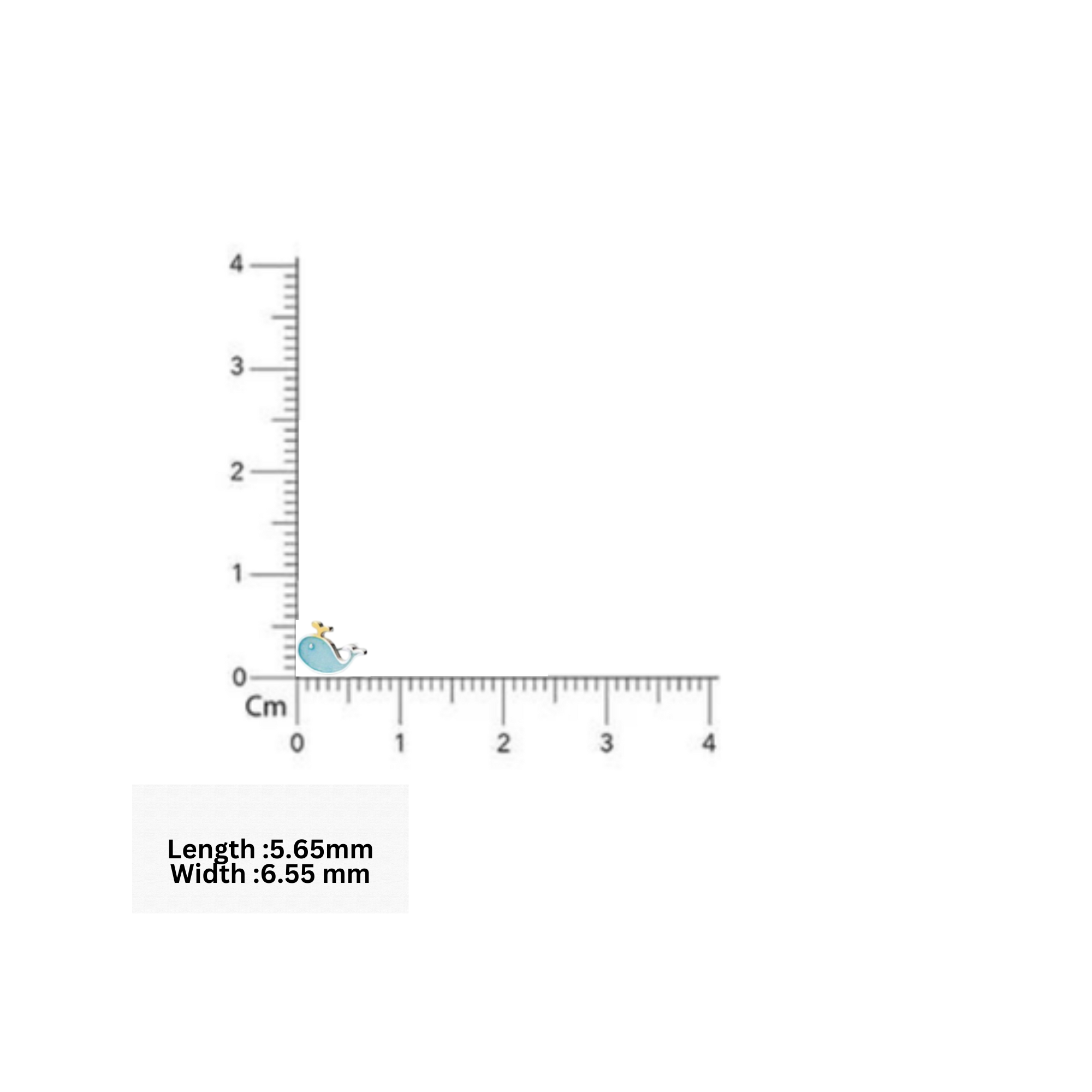 Blue Enamel Dolphin Girls Earrings