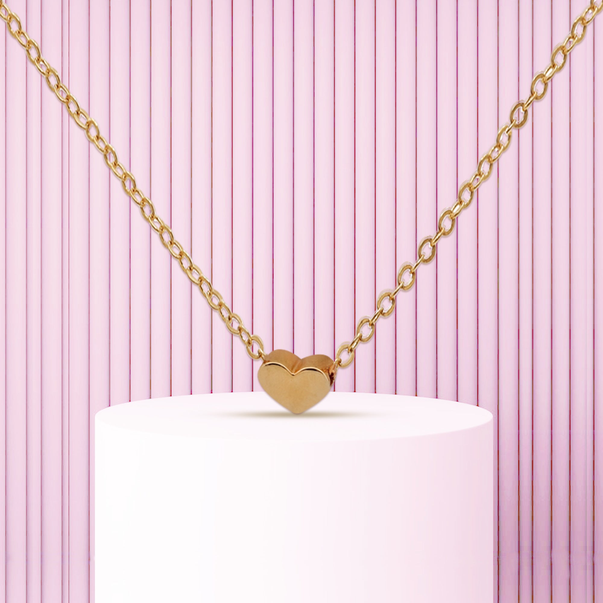 Gold Plated Heart Pendant