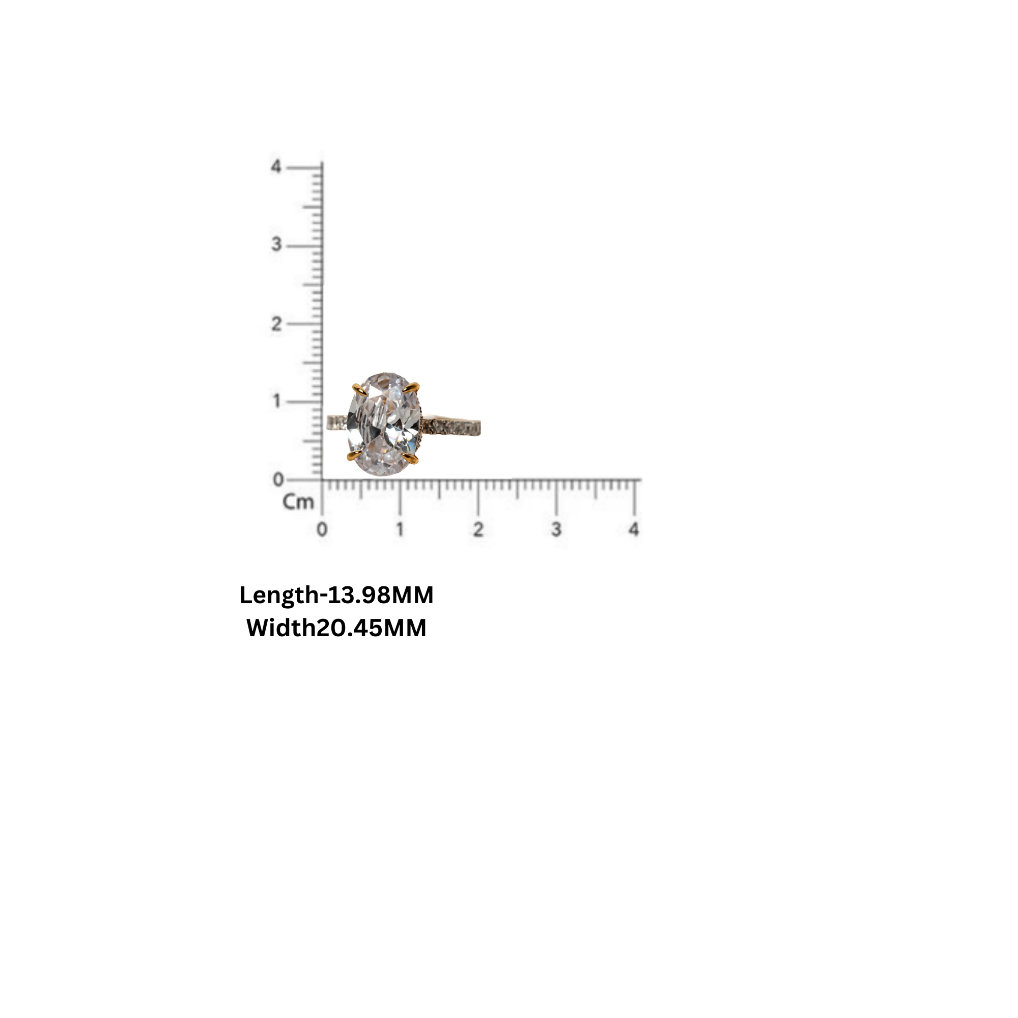 Radiant Oval Elegance Ring