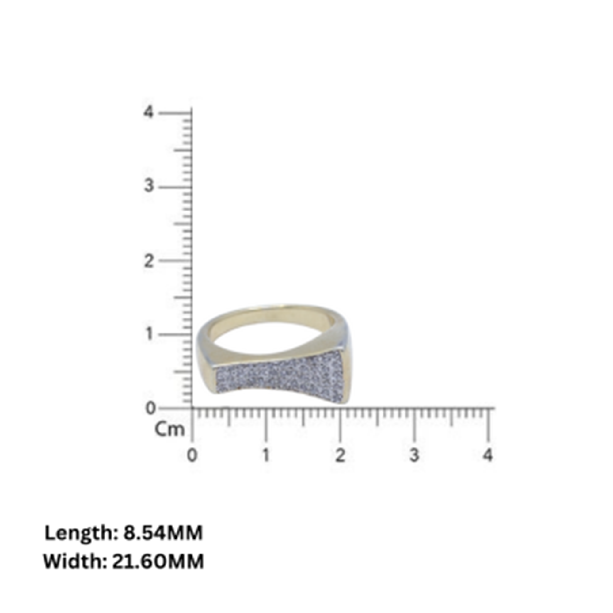 Luxury American Diamond Men's Ring